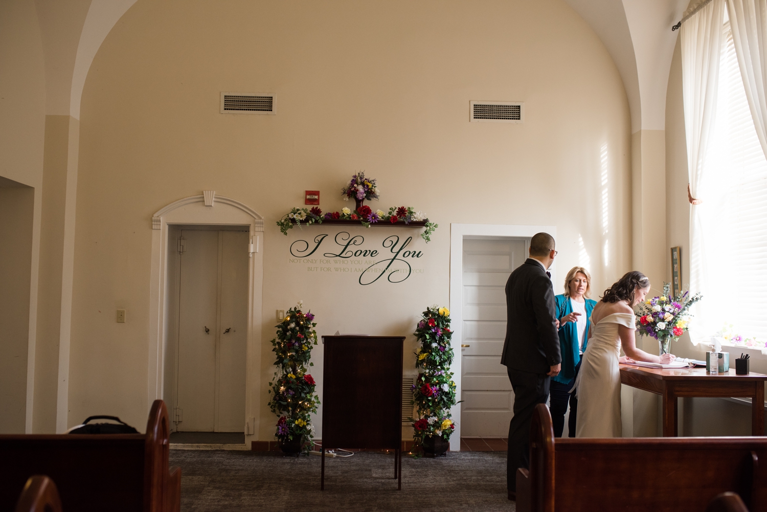 Maryland Courthouse elopement wedding photography