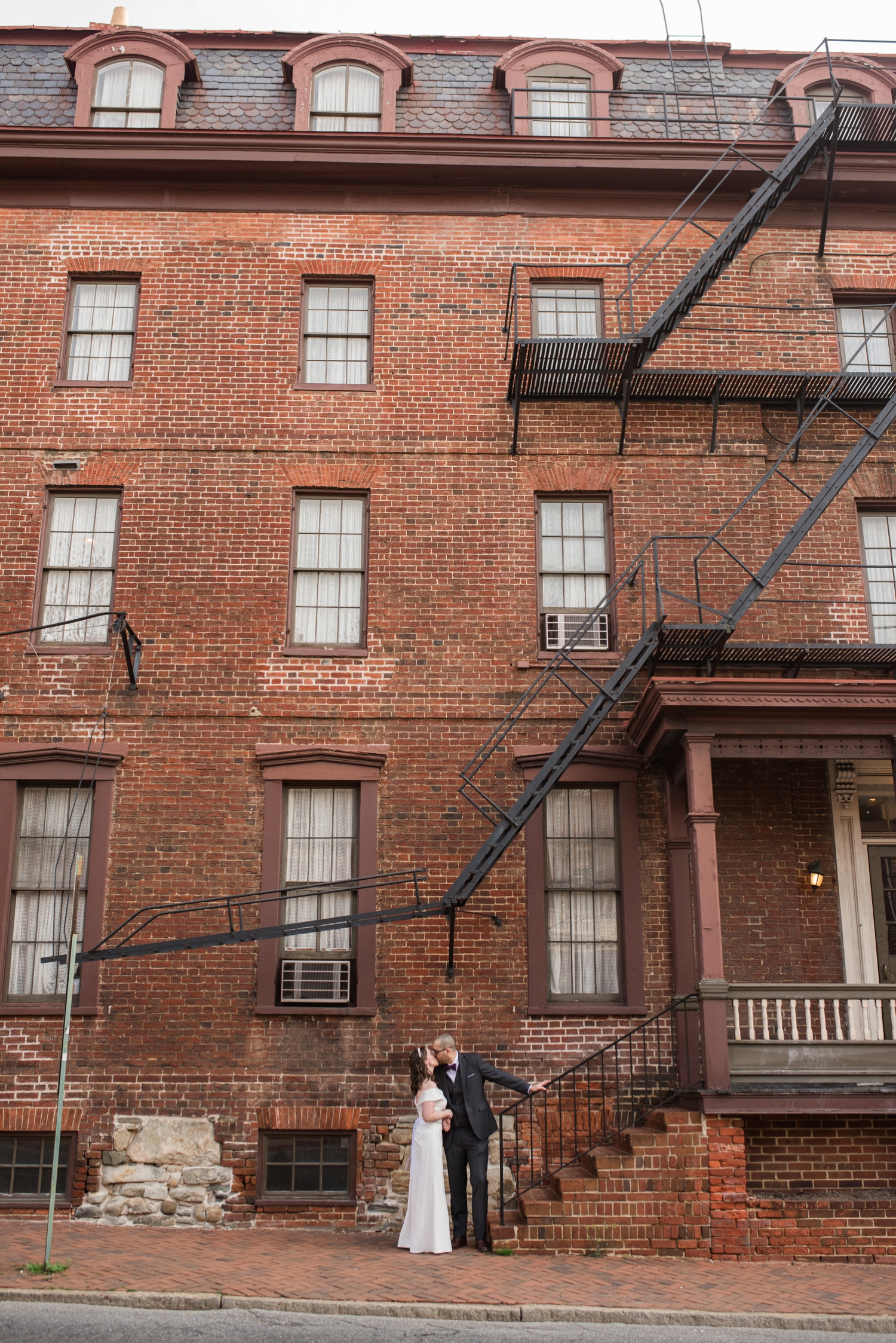 Marriage License and Ceremony | The Maryland Inn elopement photo