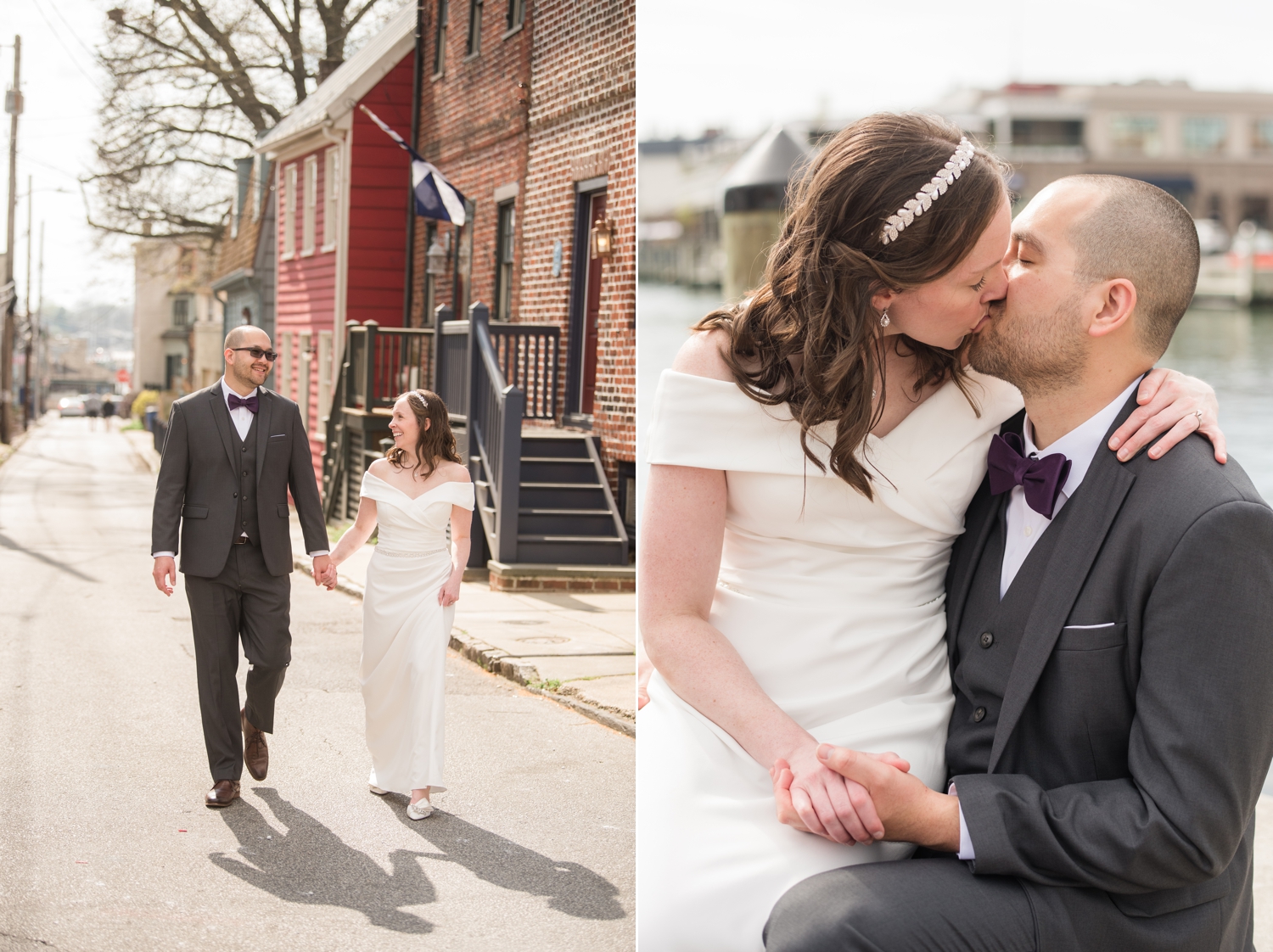 City Dock elopement photography