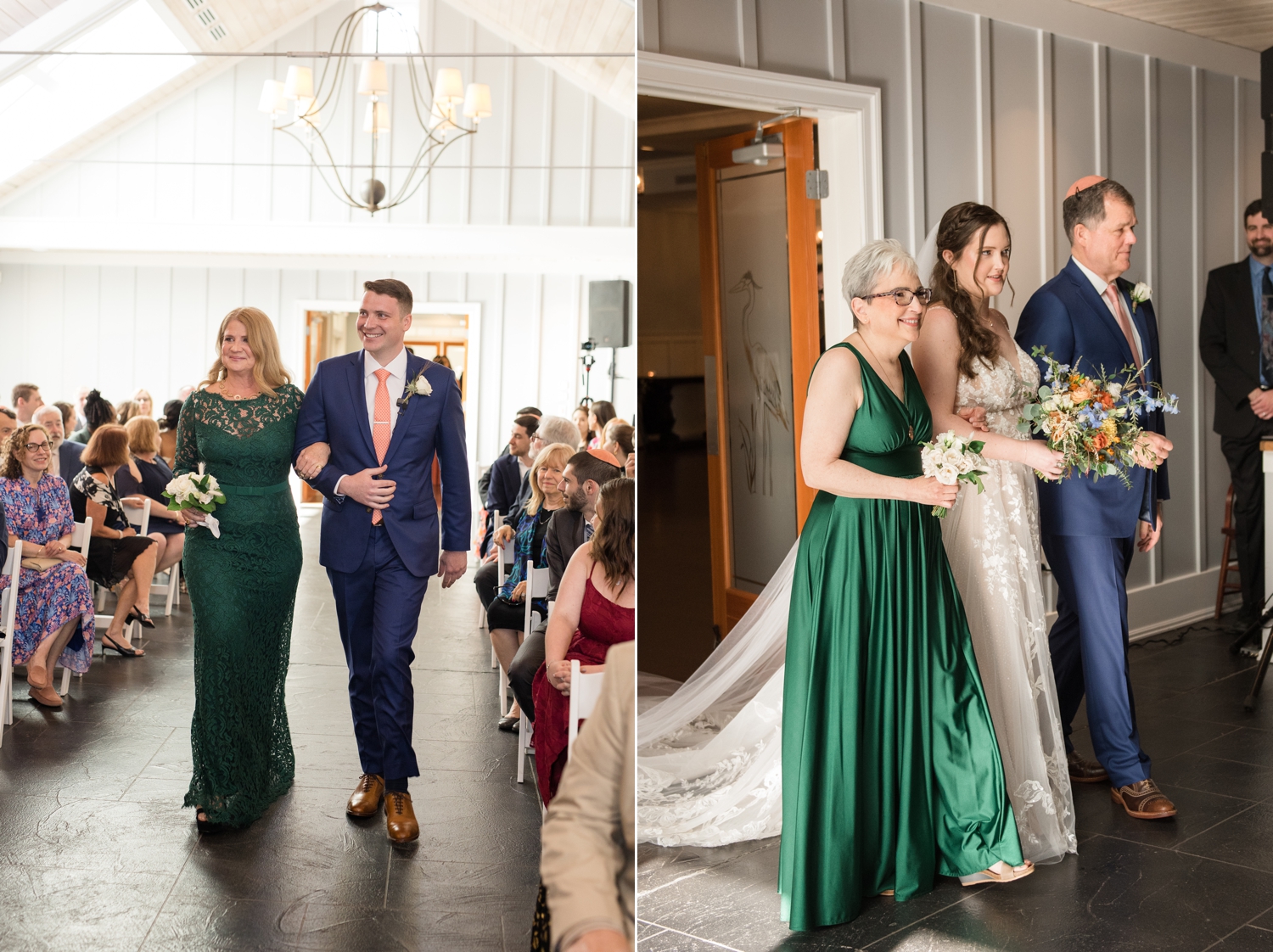 Chesapeake Bay Beach Club Beach house inside ceremony