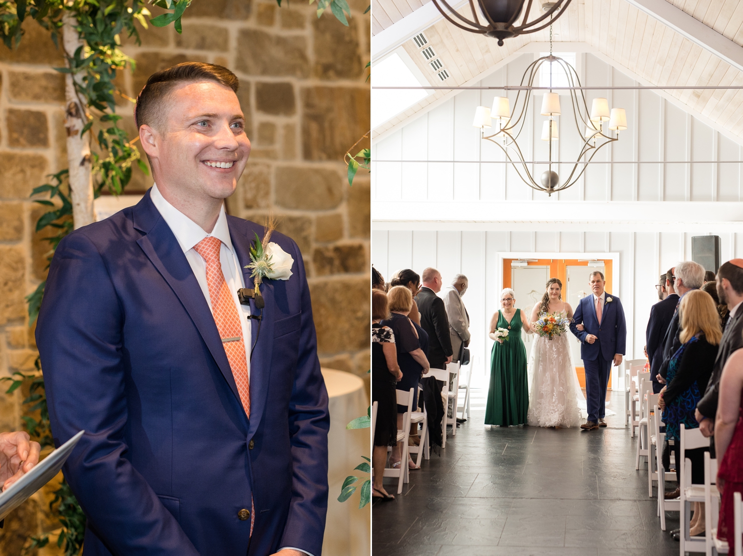 Chesapeake Bay Beach Club Beach house inside ceremony