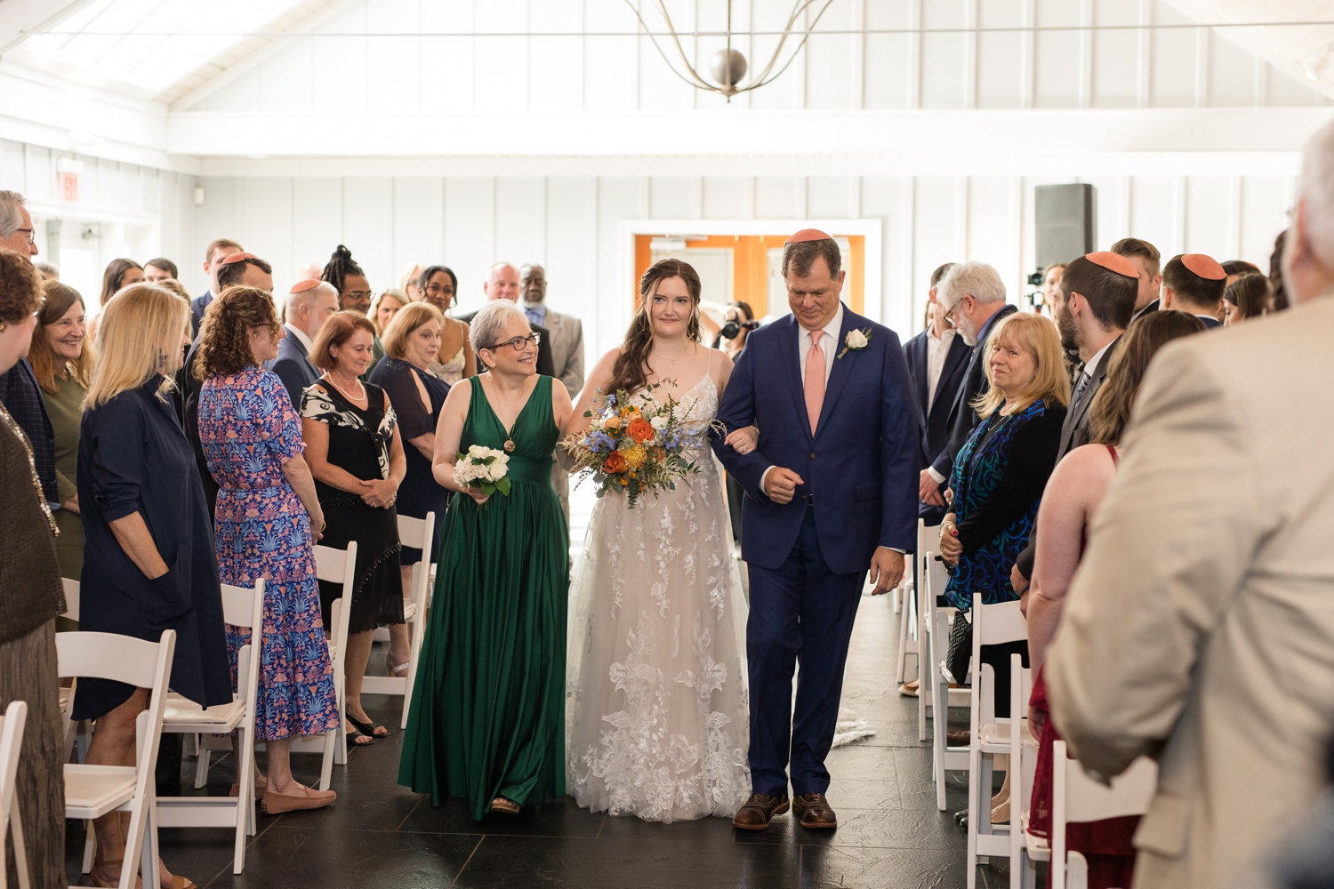 Chesapeake Bay Beach Club Beach house inside ceremony