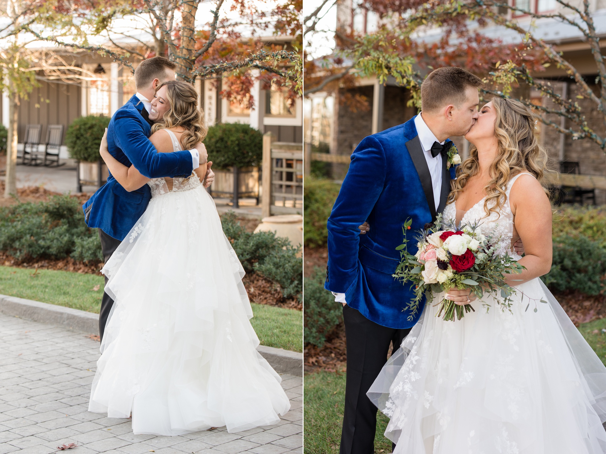 The Inn at the Chesapeake Bay Beach Club wedding couple first look