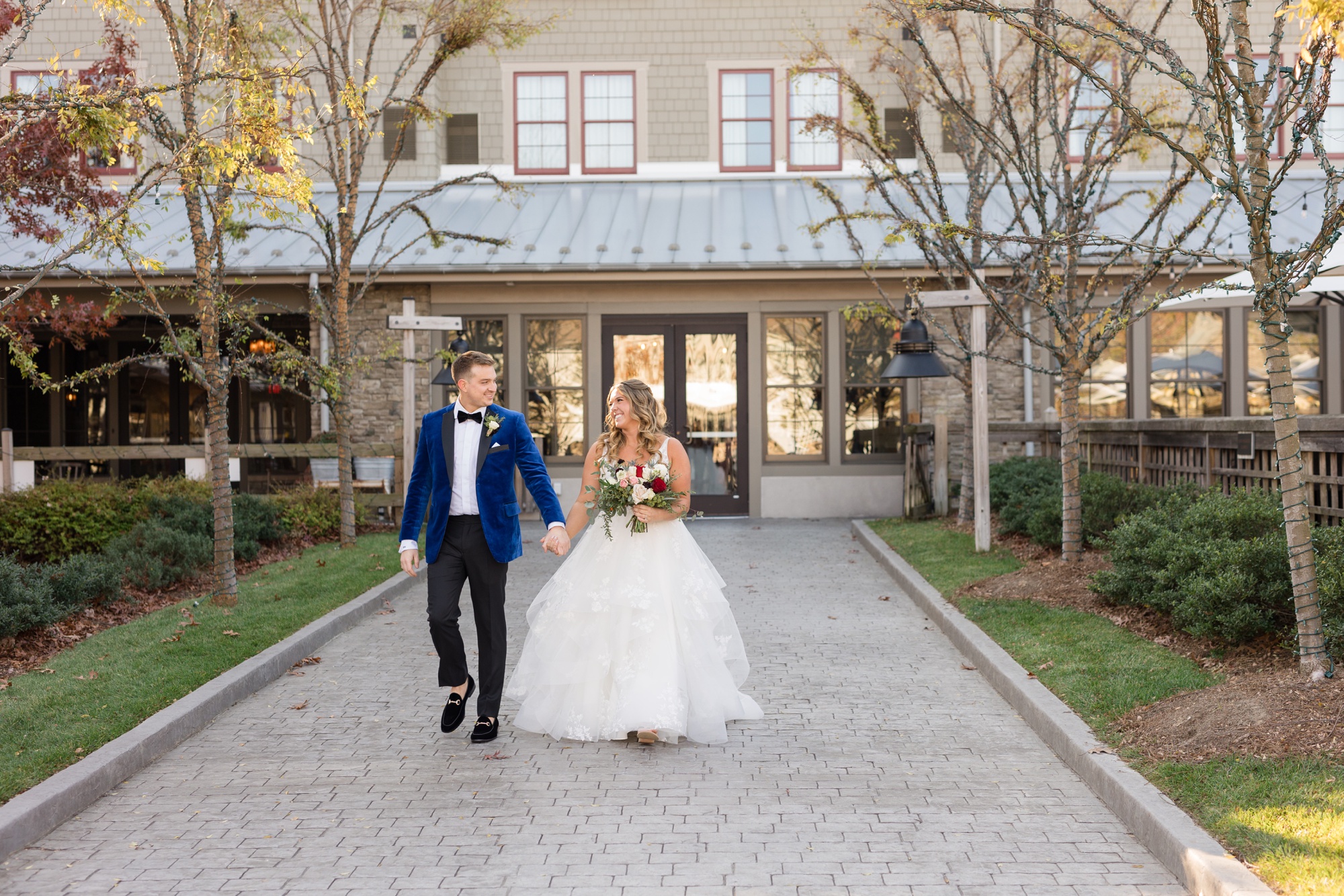 The Inn at the Chesapeake Bay Beach Club wedding couple first look