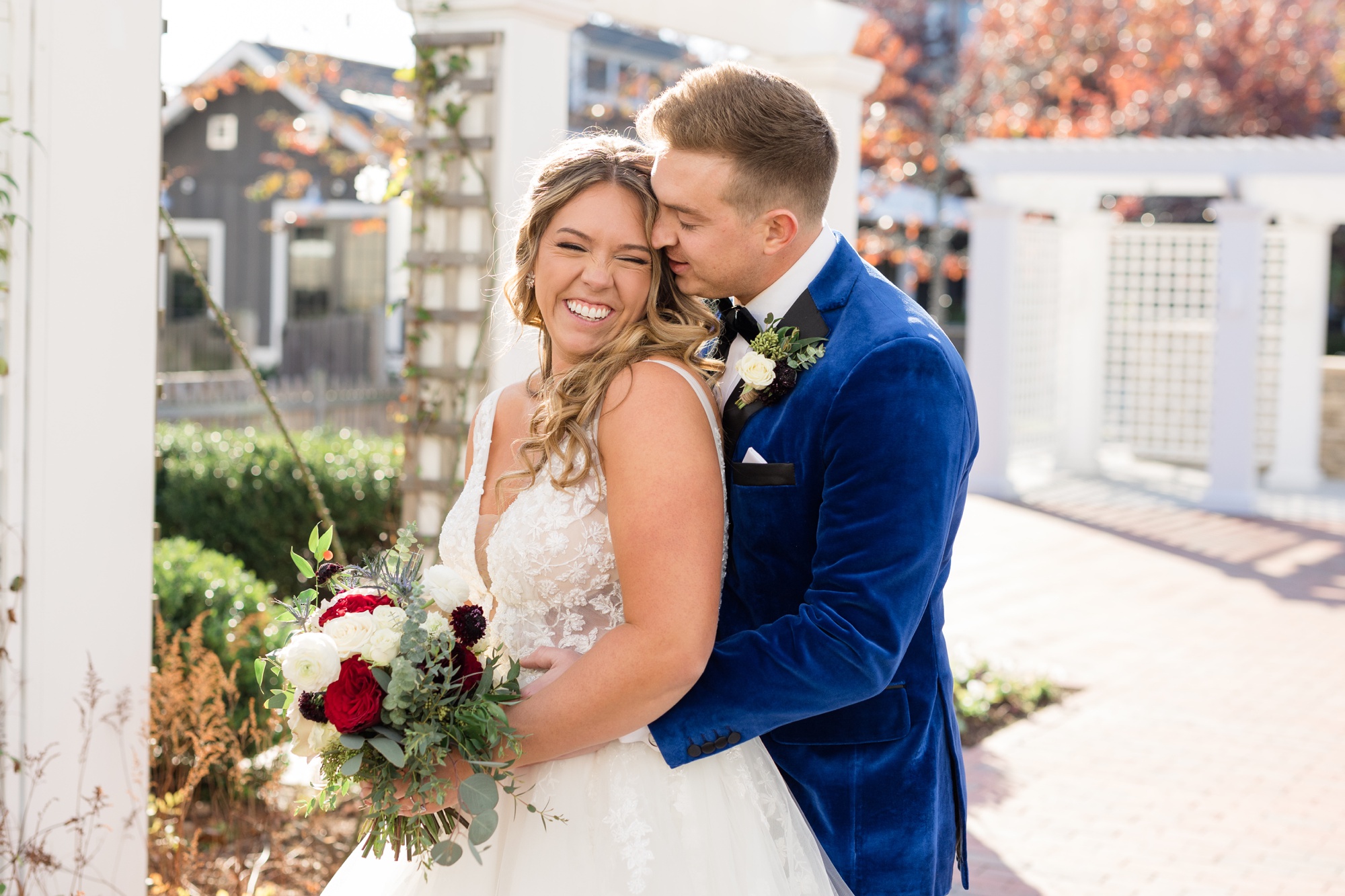 The Inn at the Chesapeake Bay Beach Club wedding couple first look