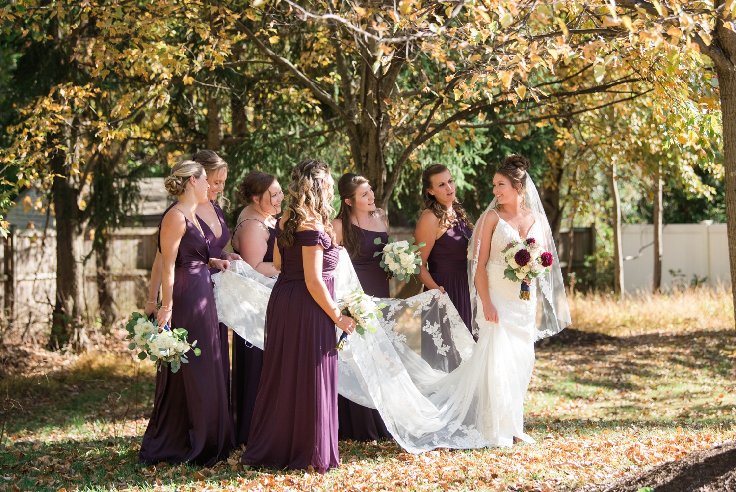 Blackwall Barn & Lodge wedding party photos