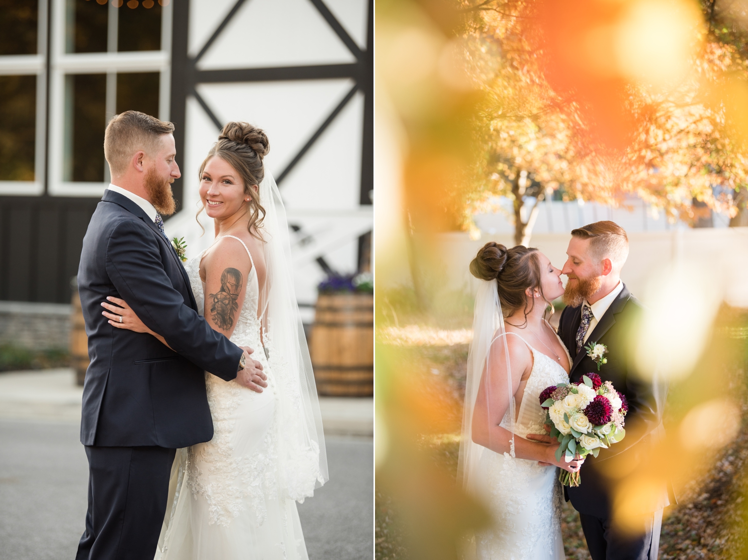 fall wedding at Blackwall Barn & Lodge