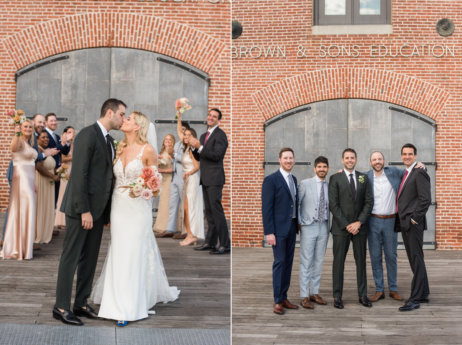 frederick douglass maritime museum wedding party photo