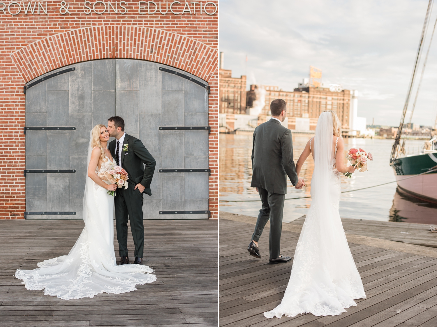 frederick douglass maritime museum wedding party photo