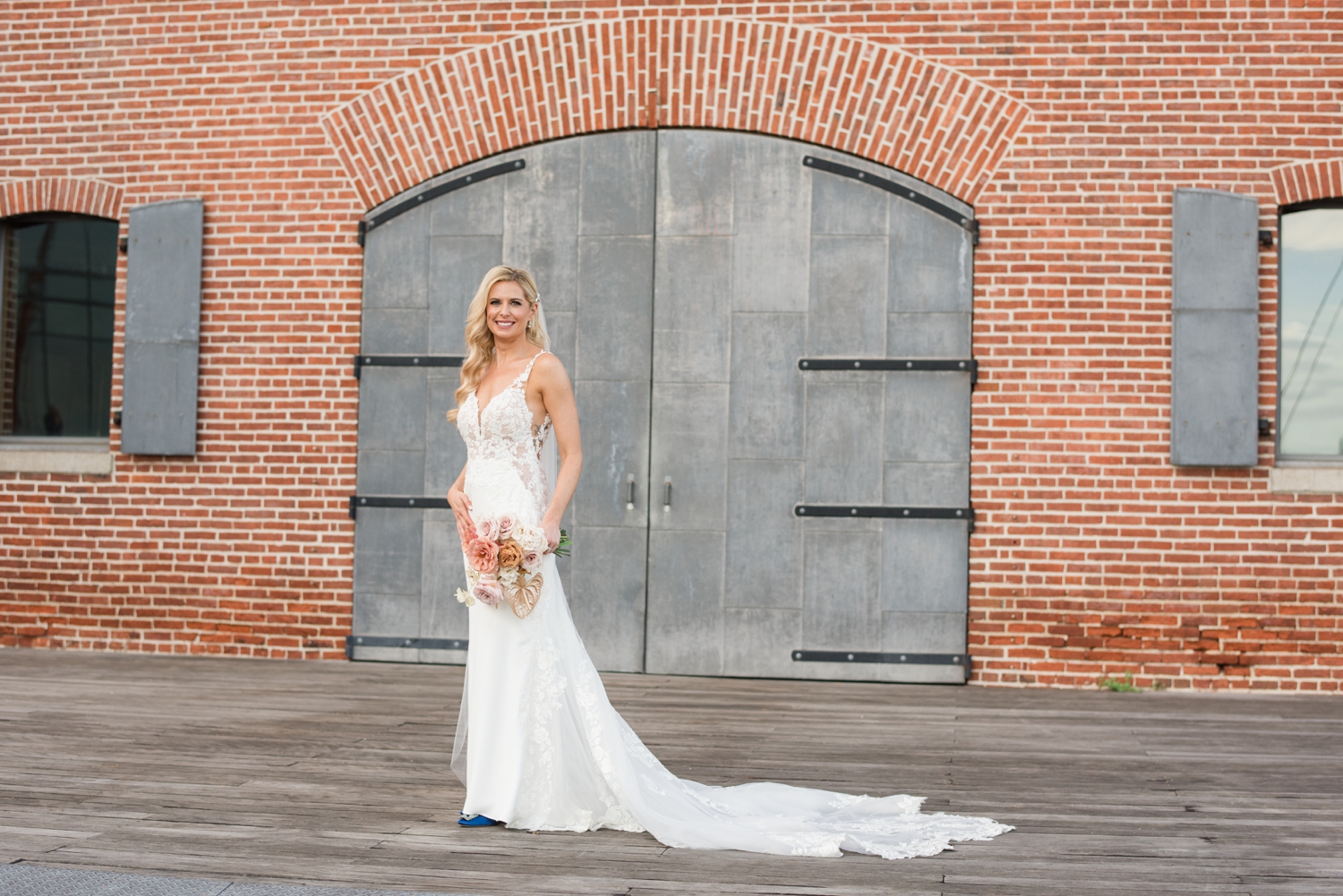 frederick douglass maritime museum wedding couple photo