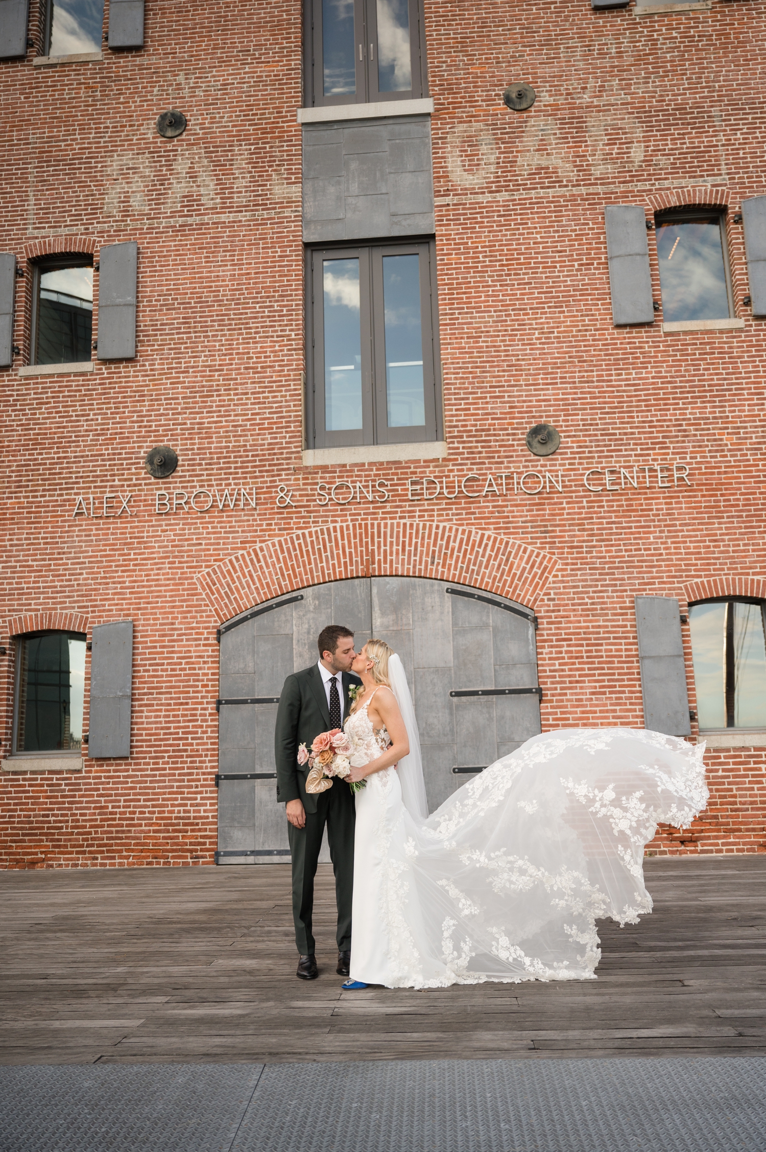 frederick douglass maritime museum wedding couple photo