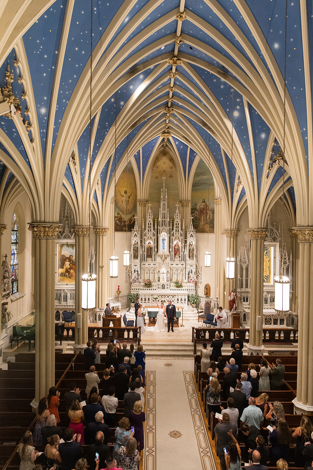 St. Mary's church wedding ceremony