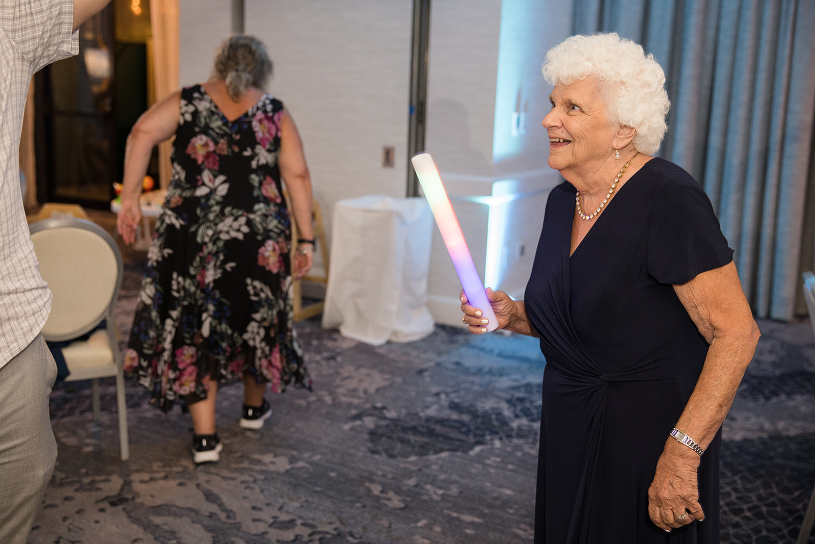 reception guests dancing