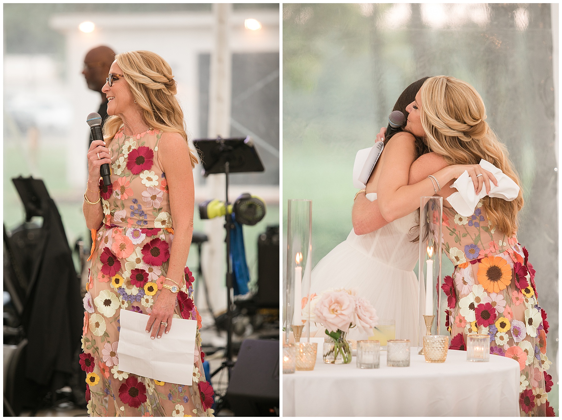 mother of the bride speech tented reception