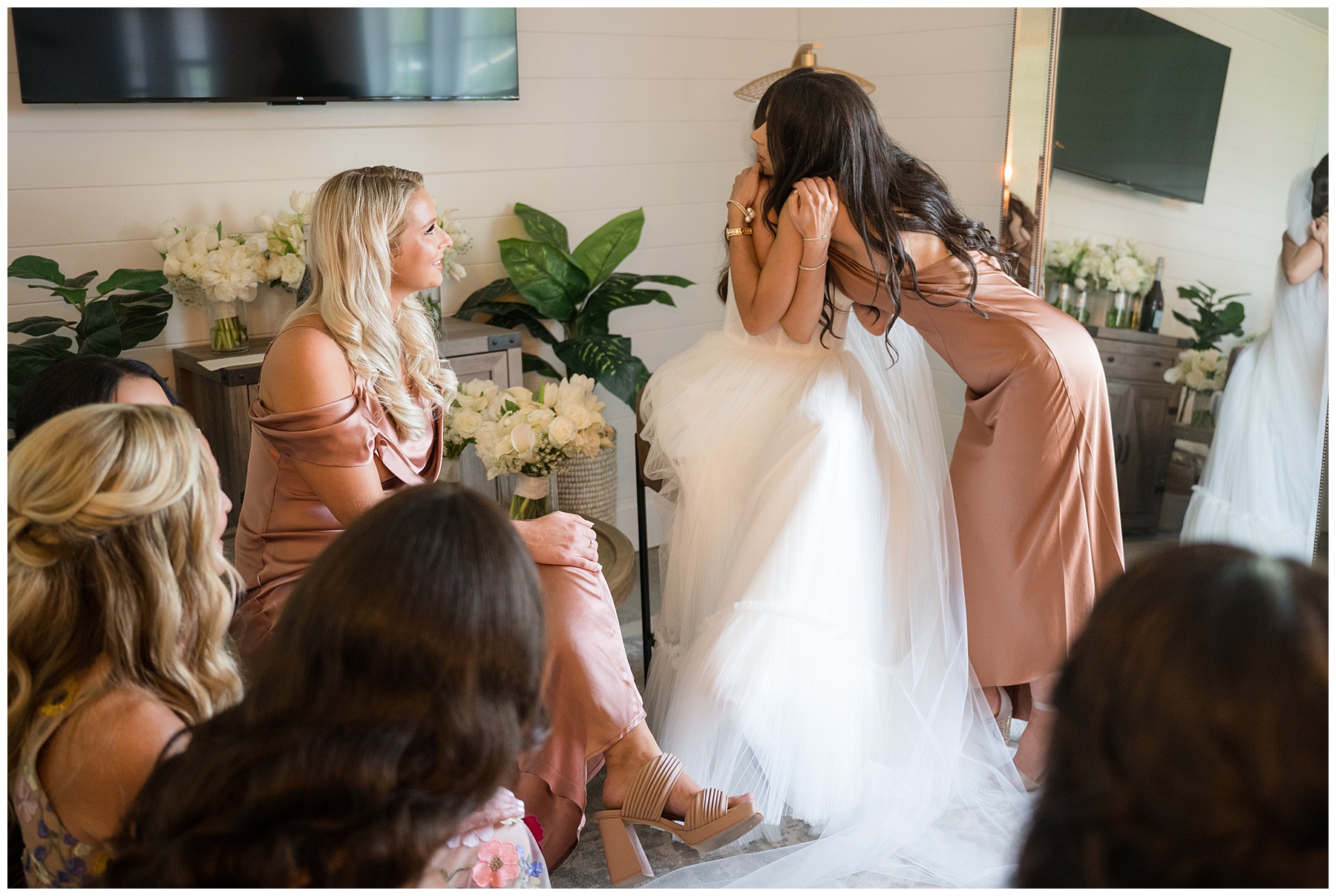 bride ready for wedding