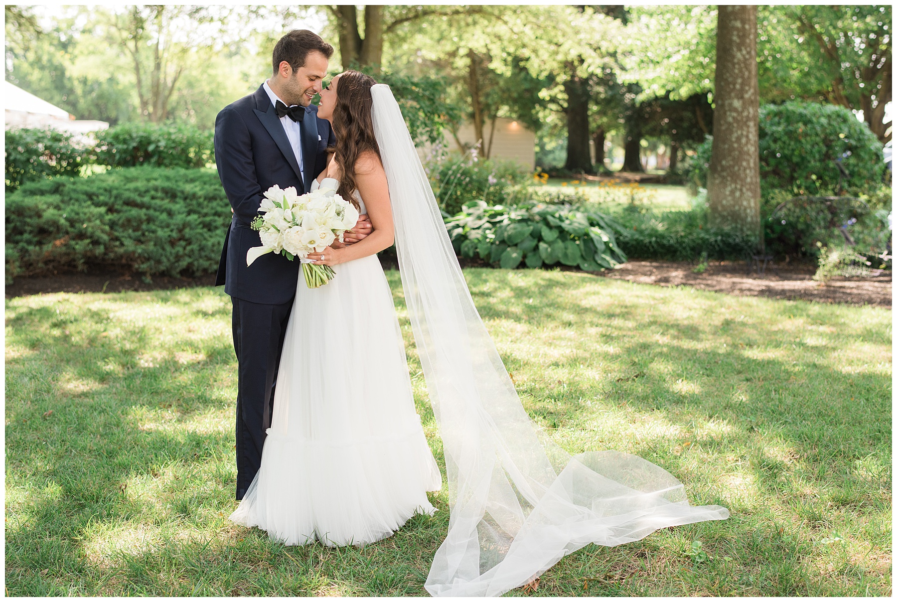 bride and groom portrait