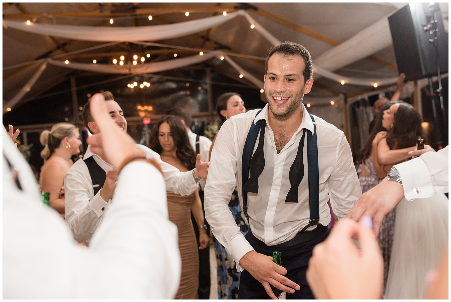 wedding dance floor candid photo