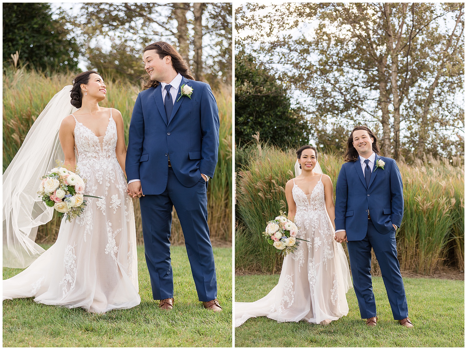 bride and groom portrait