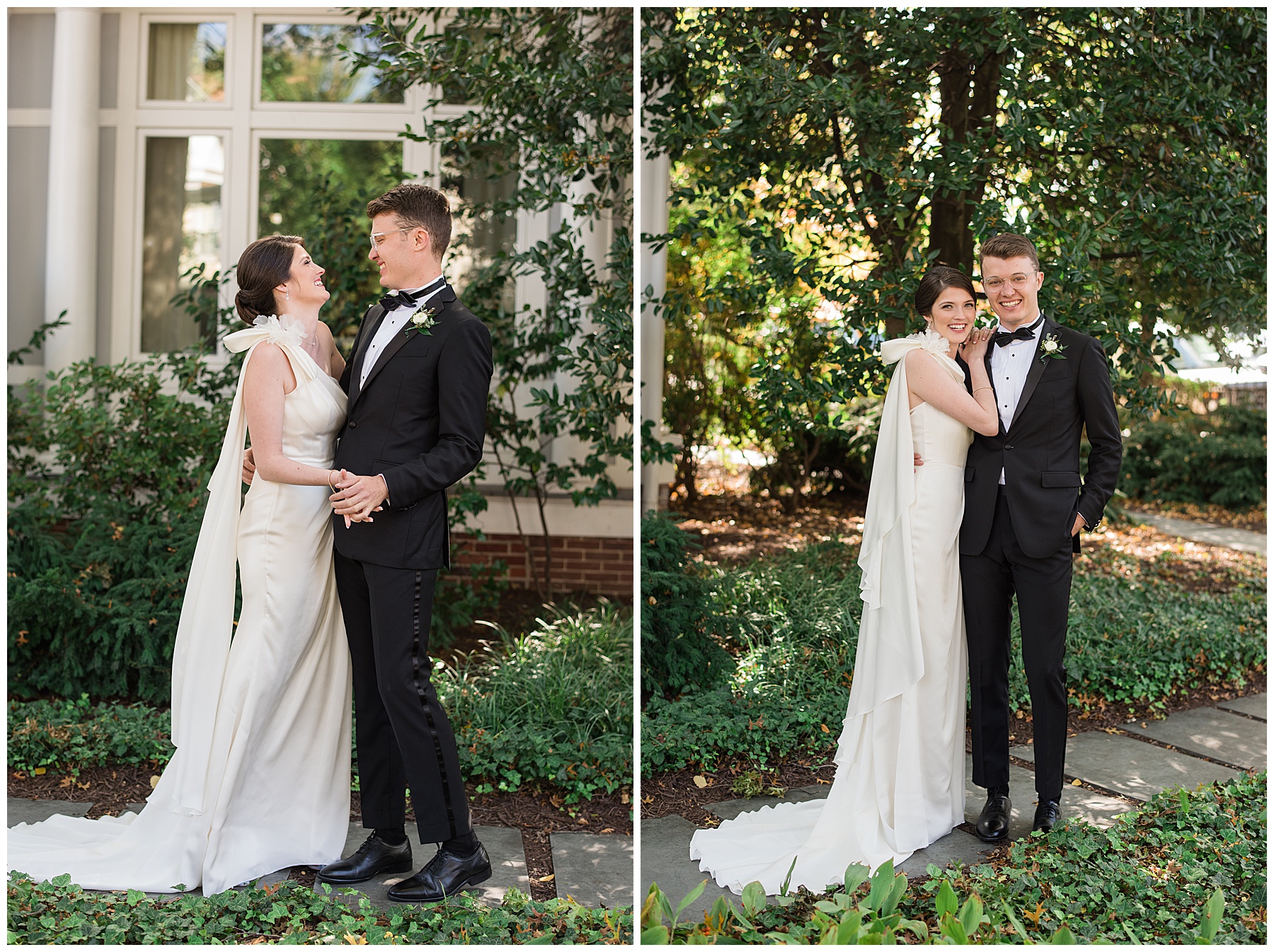 bride and groom portrait