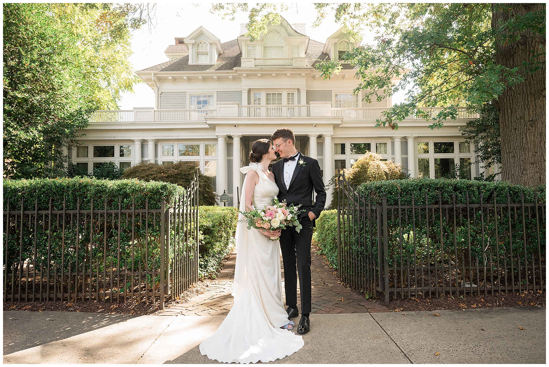 bride and groom portrait