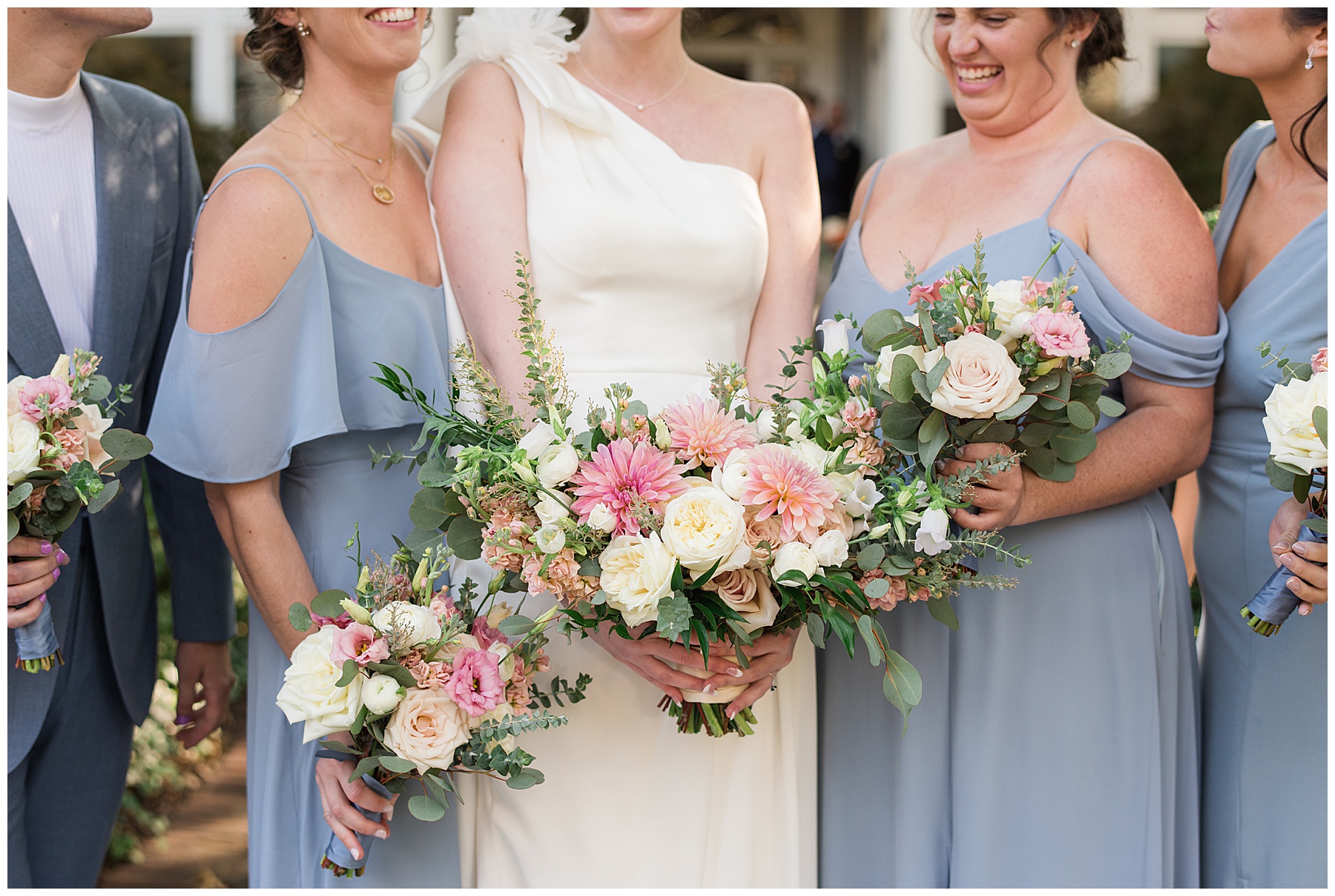 bride with VIPs