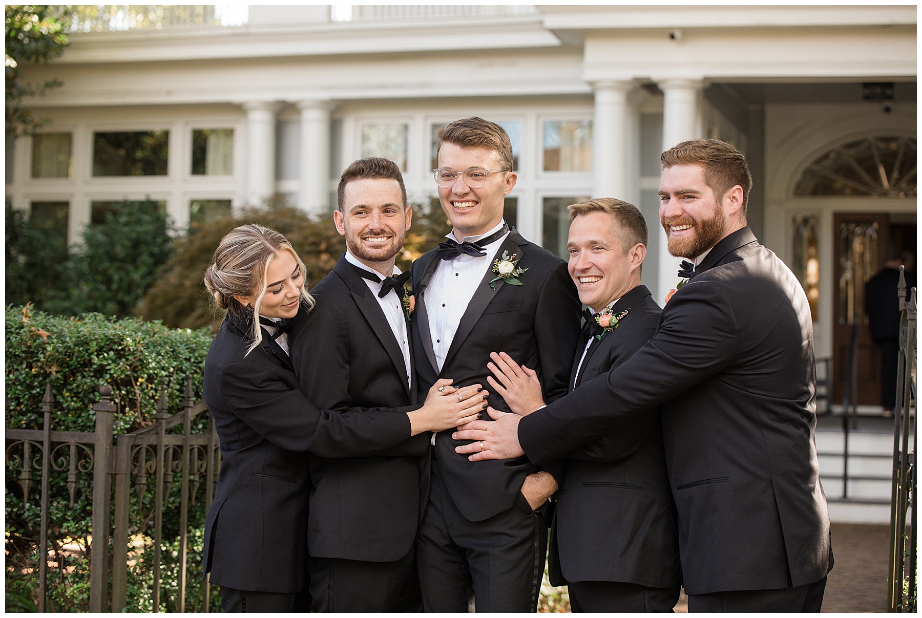 groom with VIPs