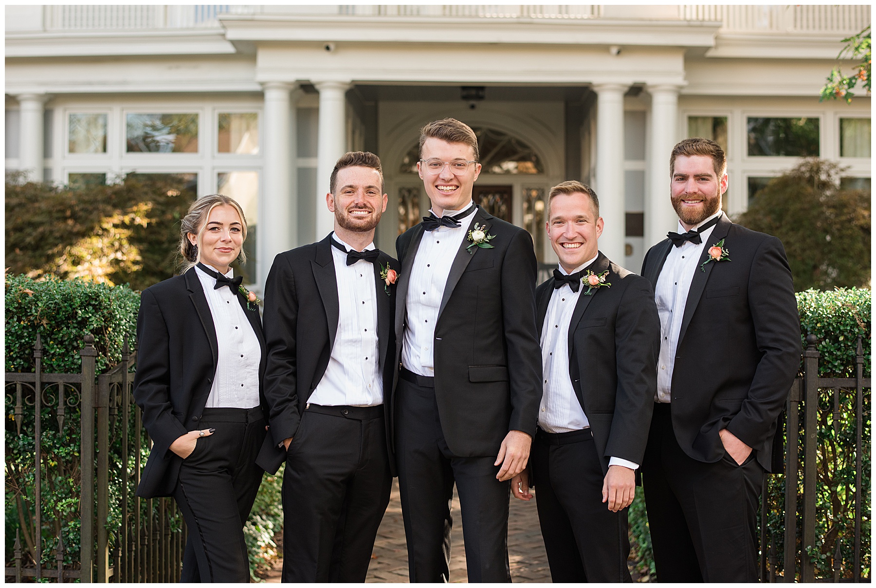 groom with VIPs