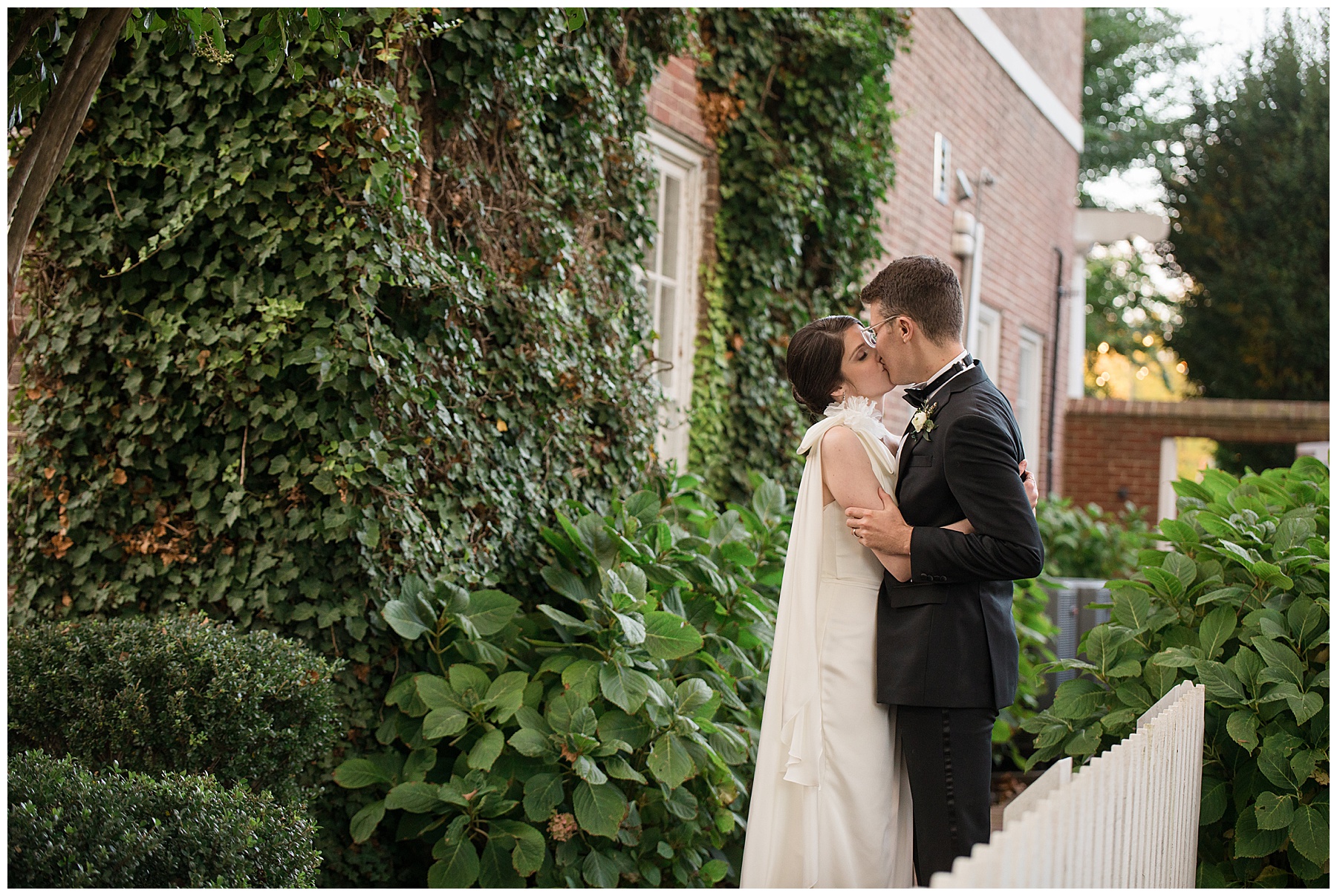 bride and groom portraits in Easton