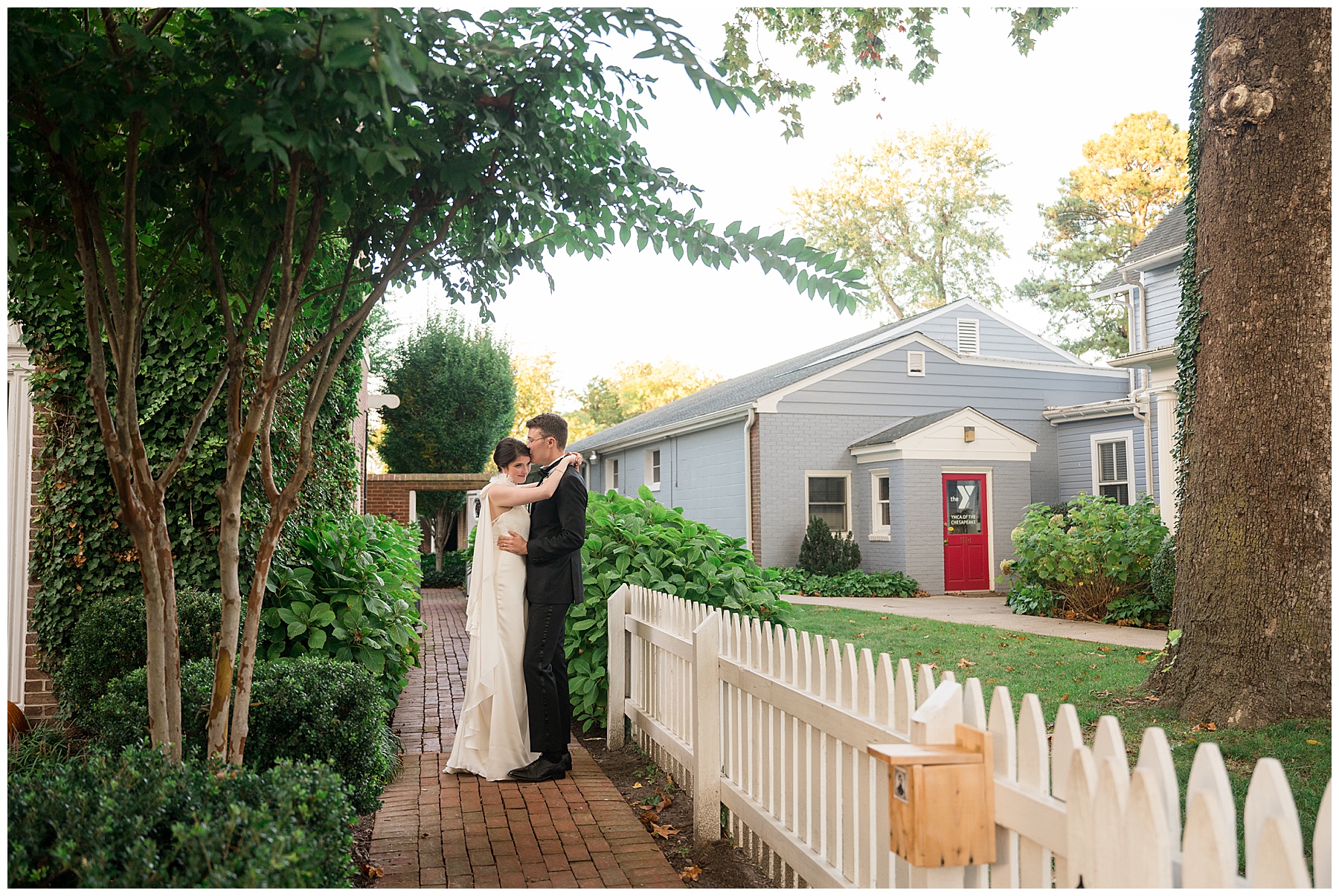 bride and groom portraits in Easton