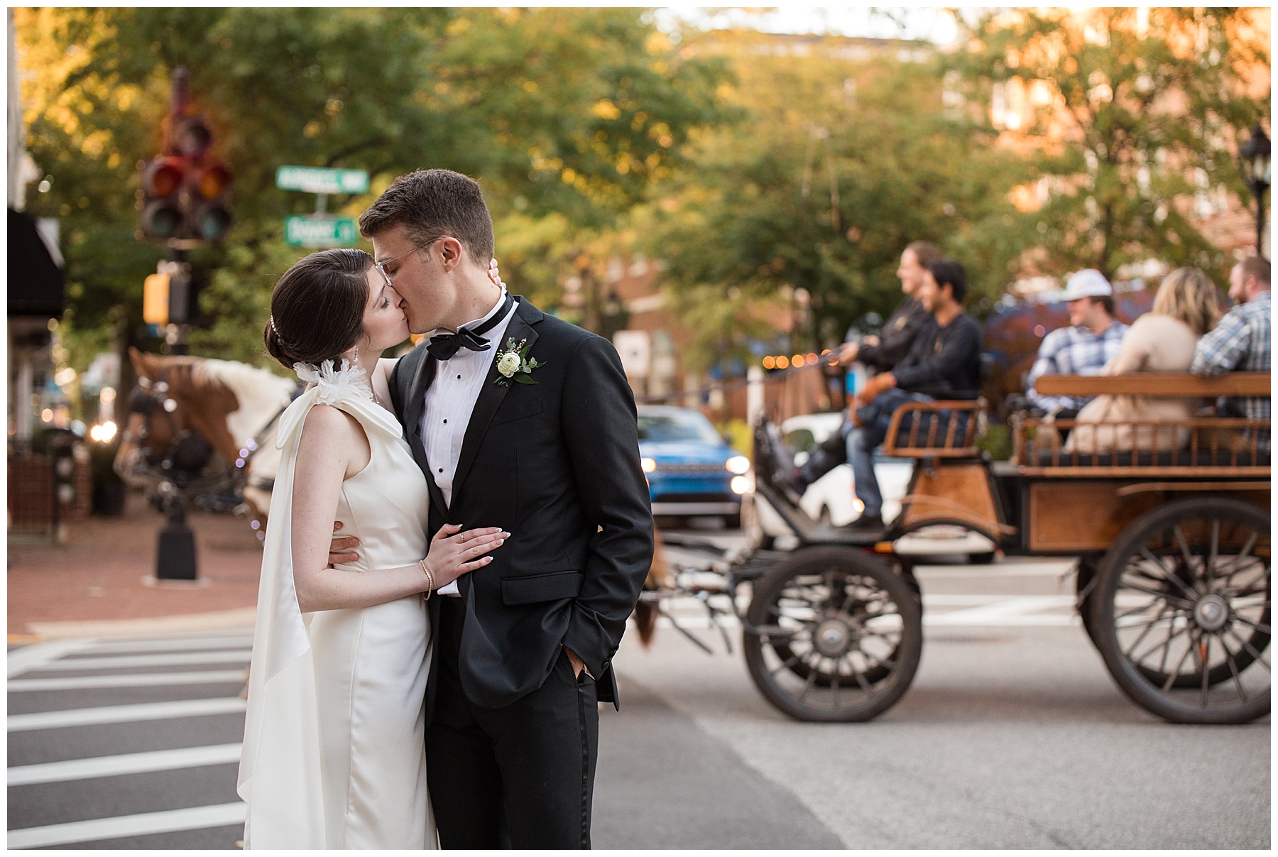 bride and groom portraits in Easton tidewater inn