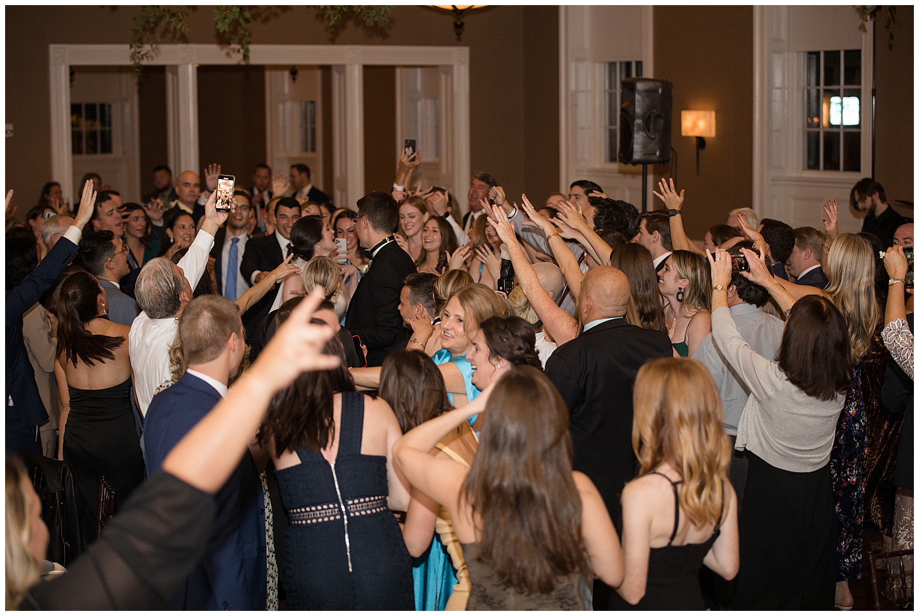 guests candid dancing