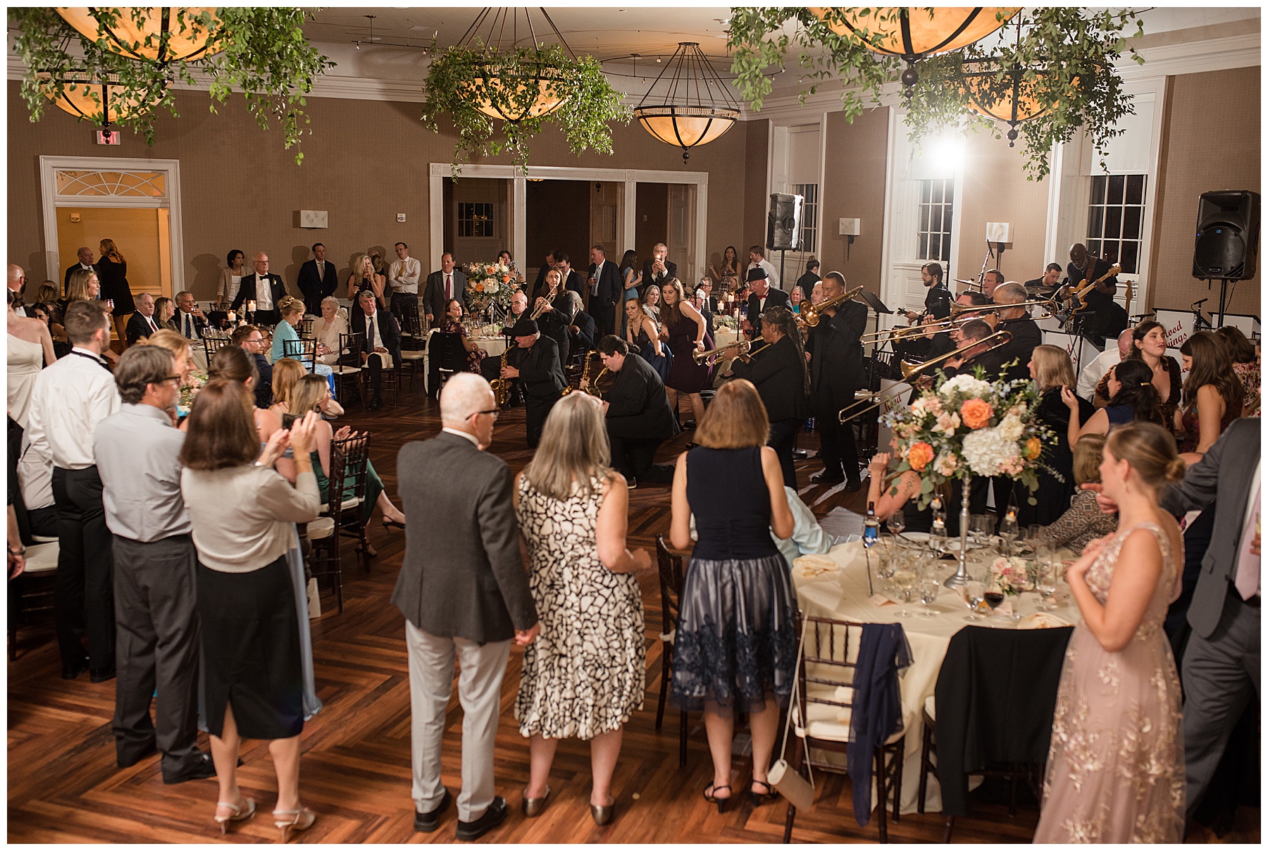 guests candid dancing