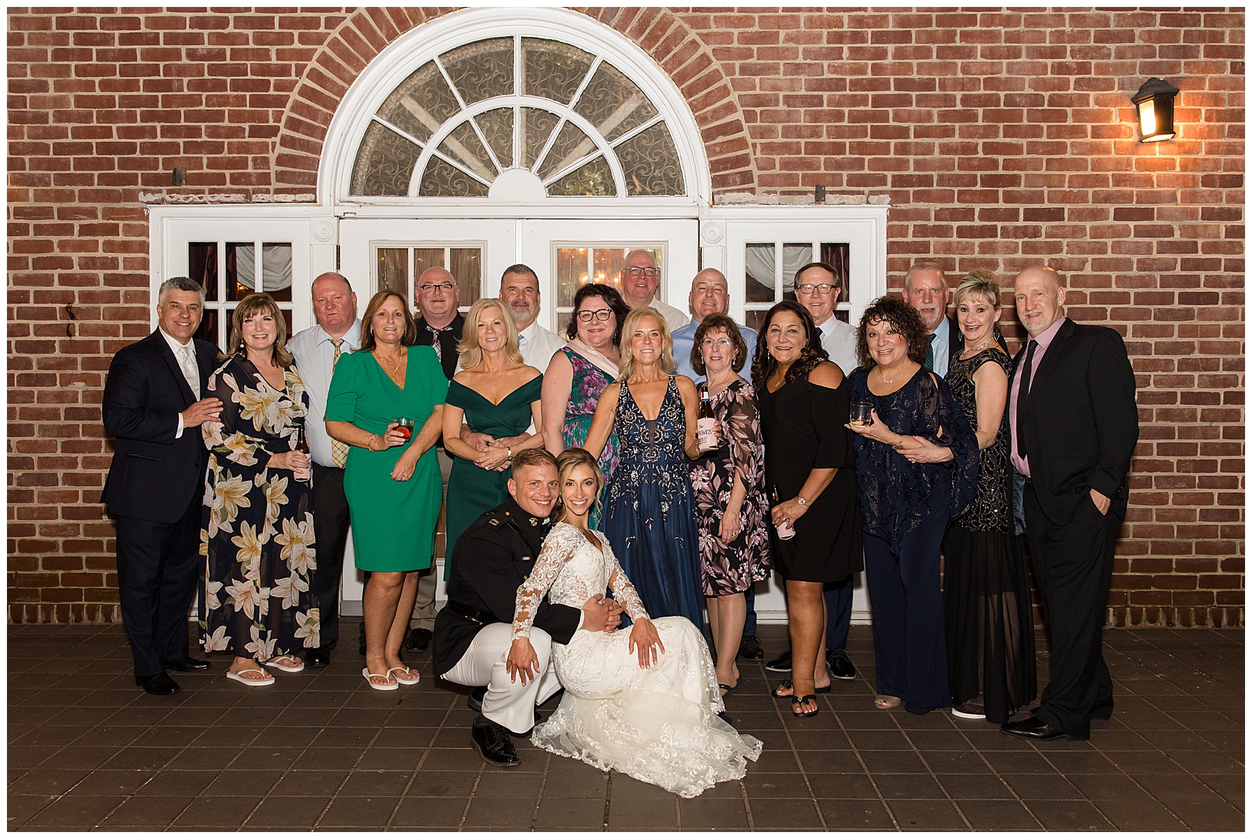 wedding reception portrait guests candid