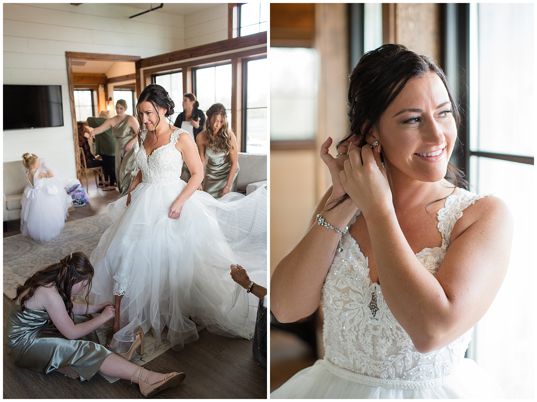 bride getting ready