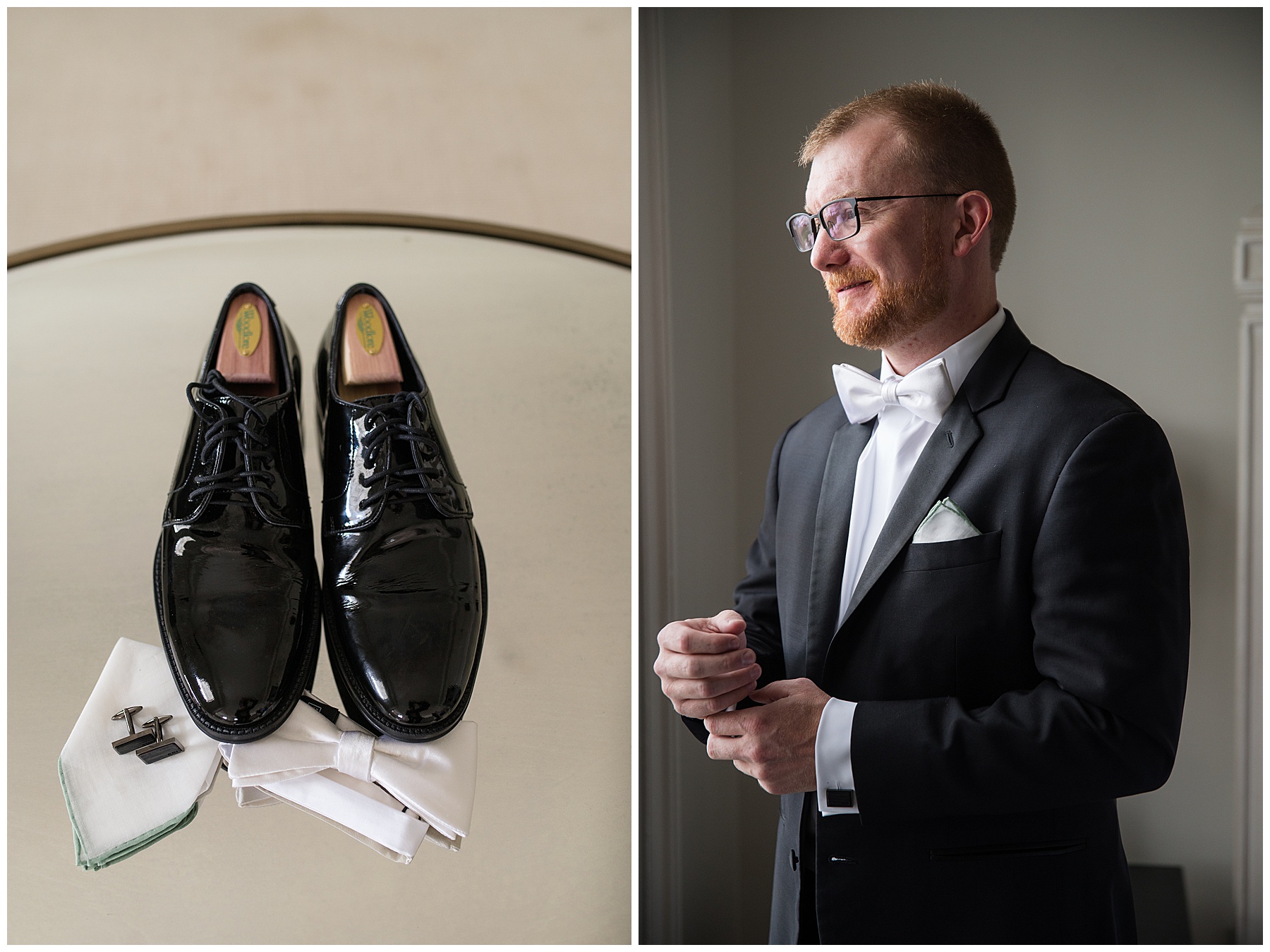 groom getting ready