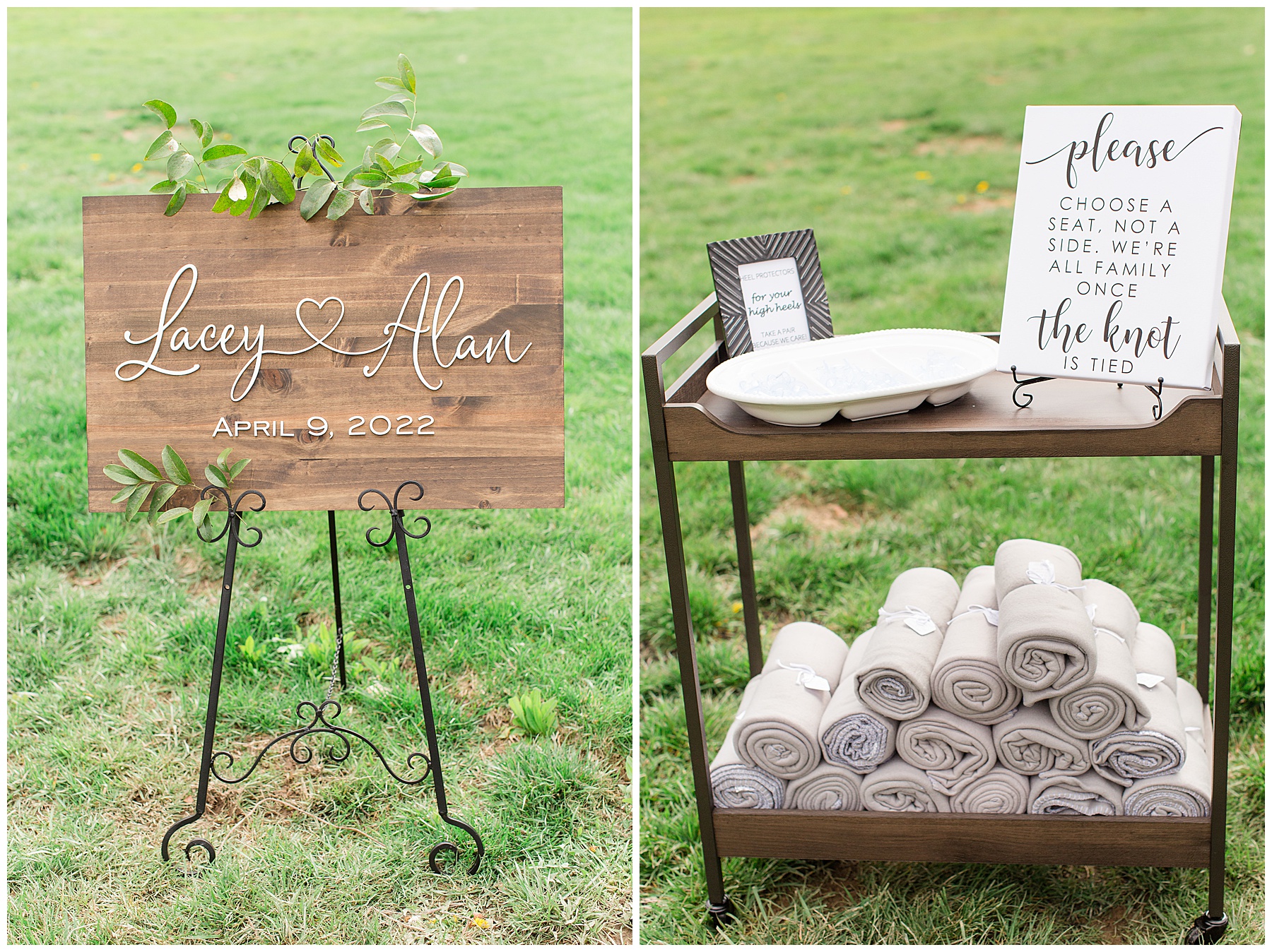 ceremony details signage