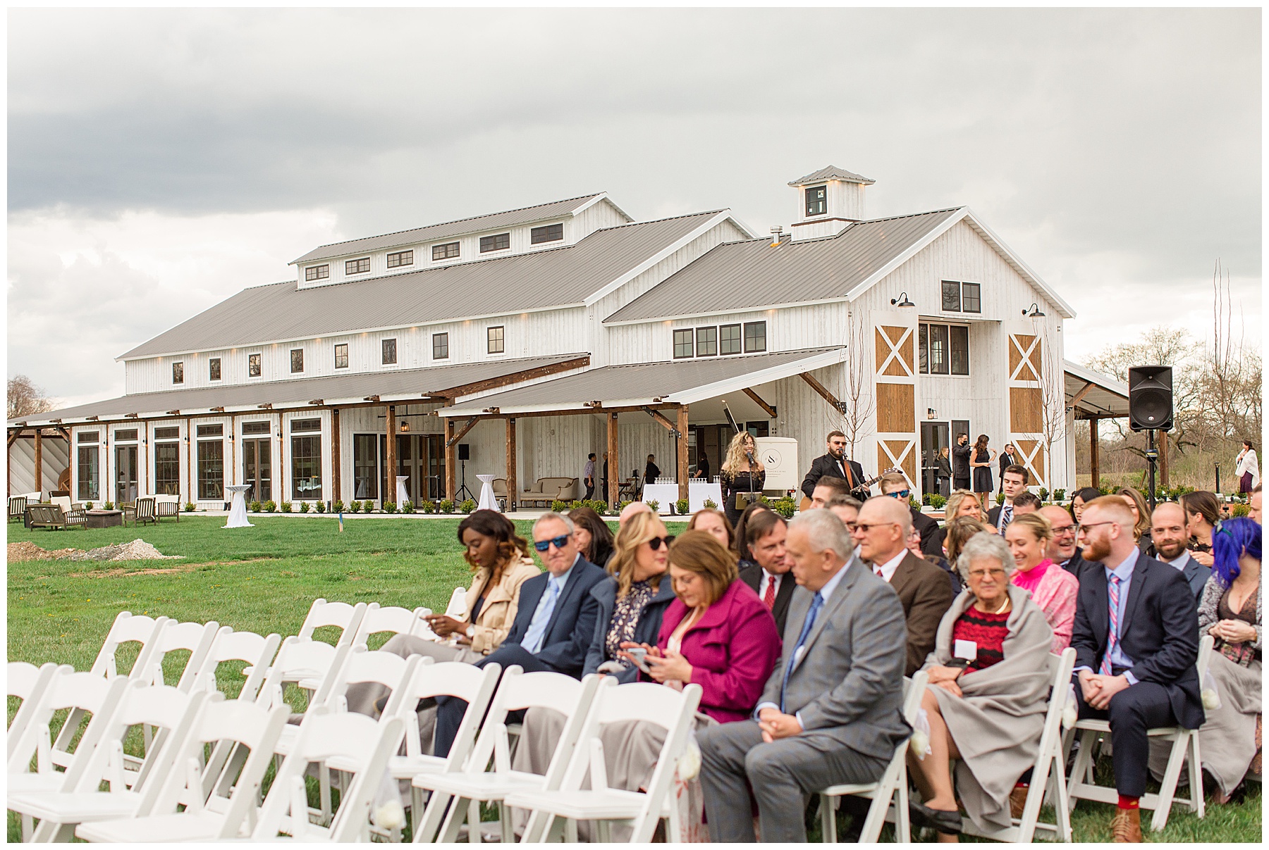 ceremony guests waiting