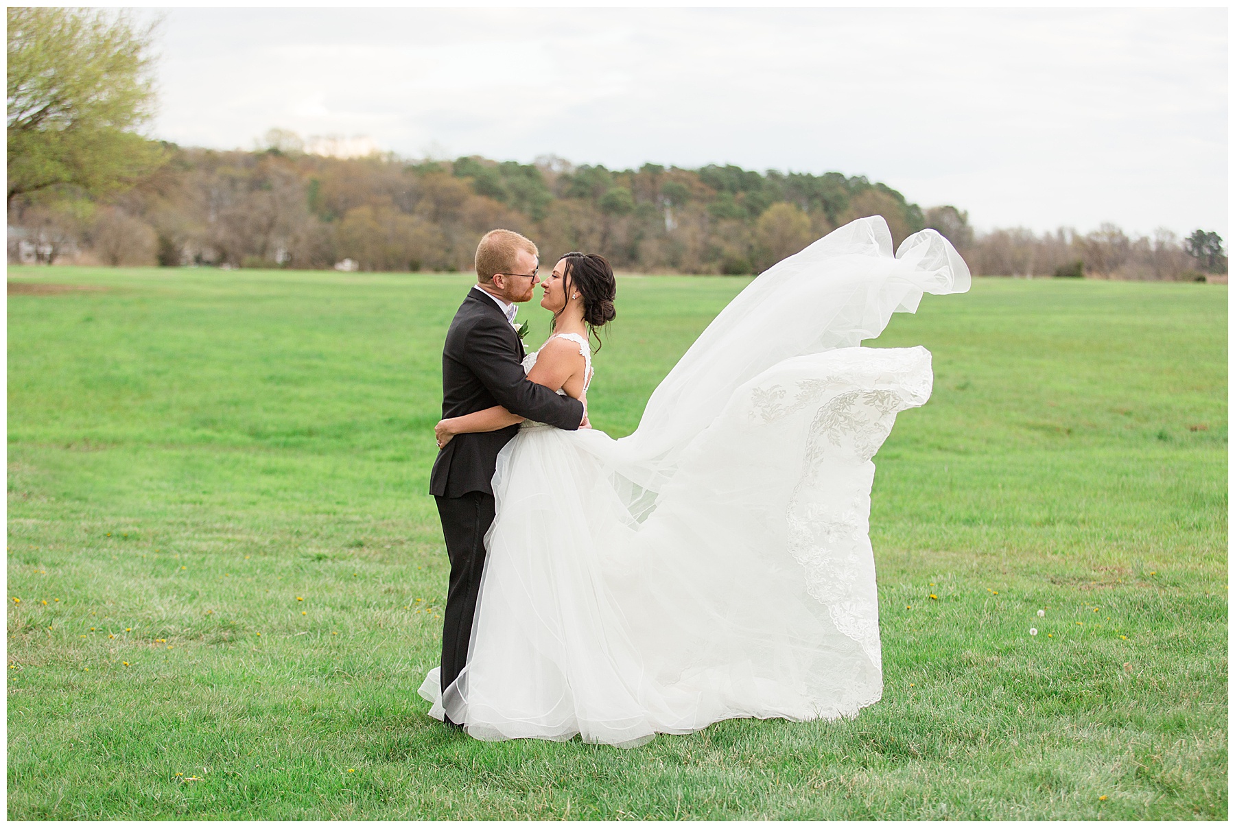 couple portrait dress toss