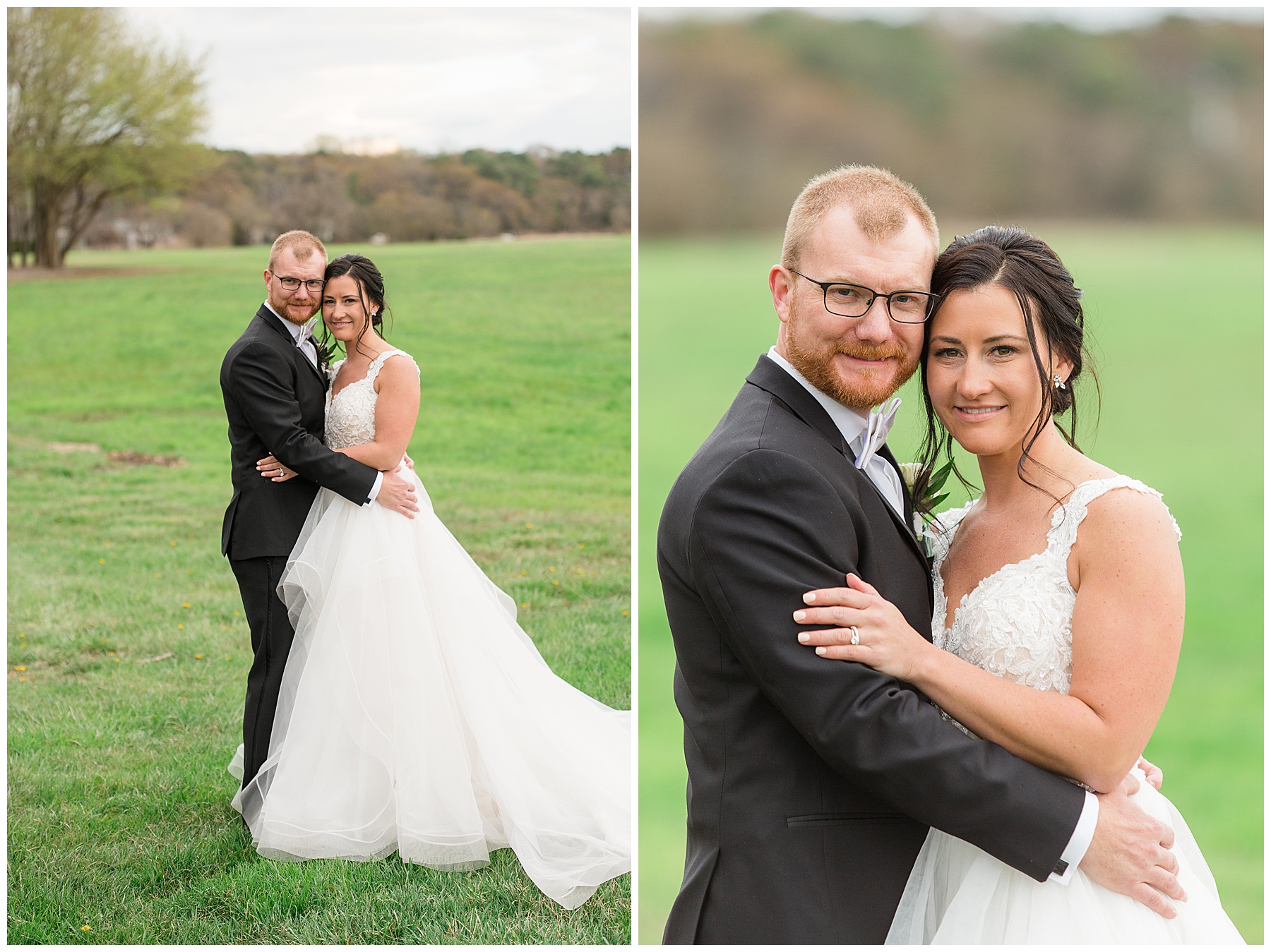 bride and groom portrait