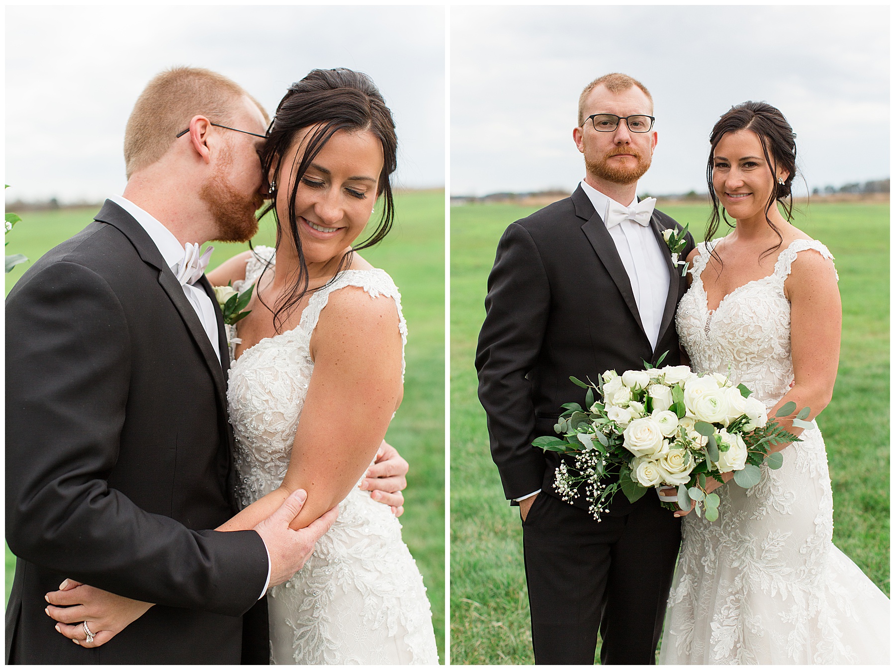 bride and groom portrait