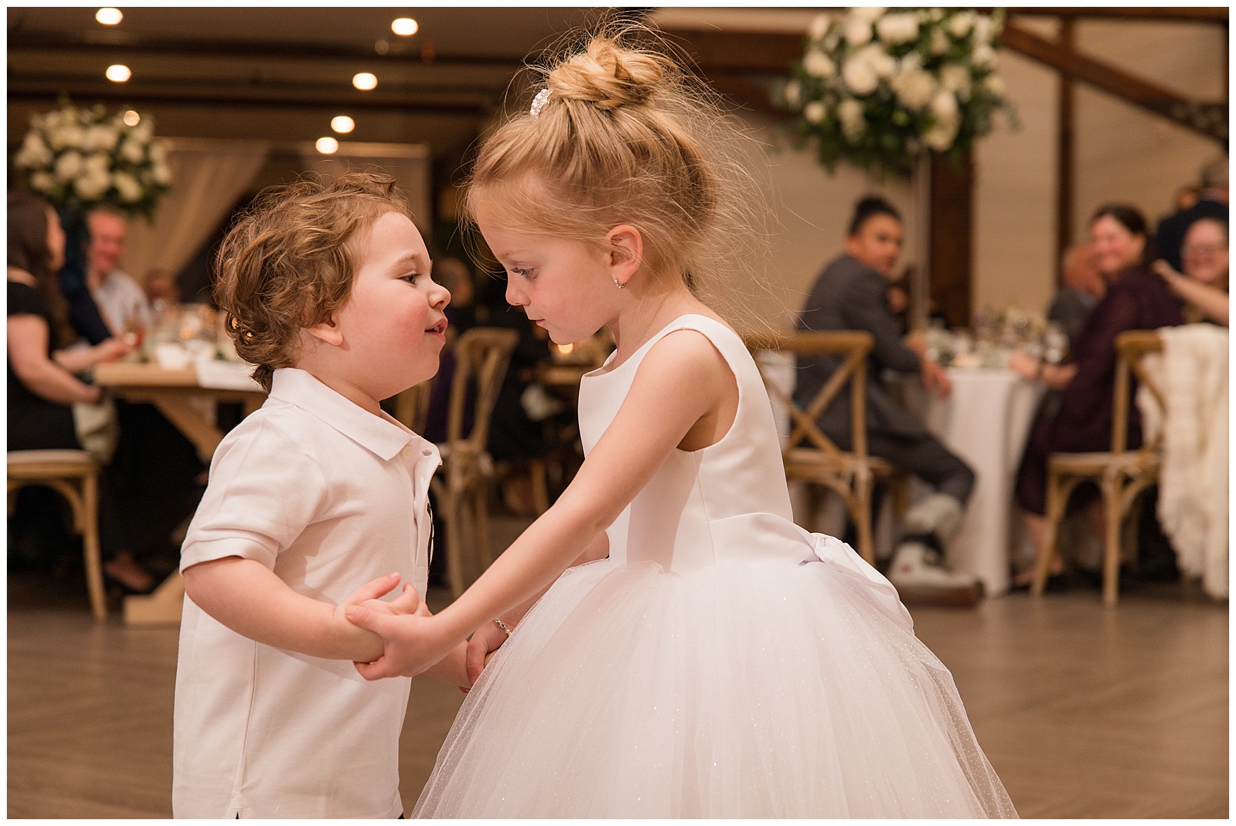 candid dancing wedding reception