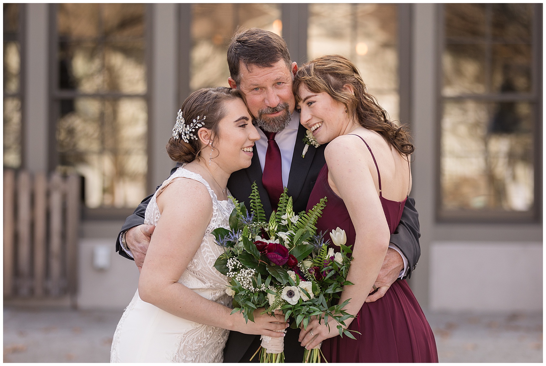 bride with VIPs