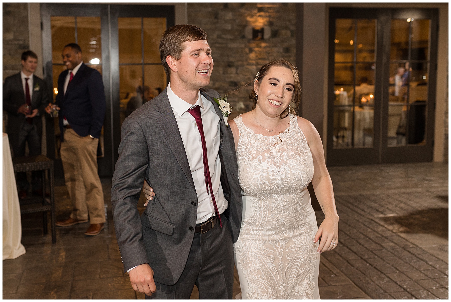 reception guests candid dancing