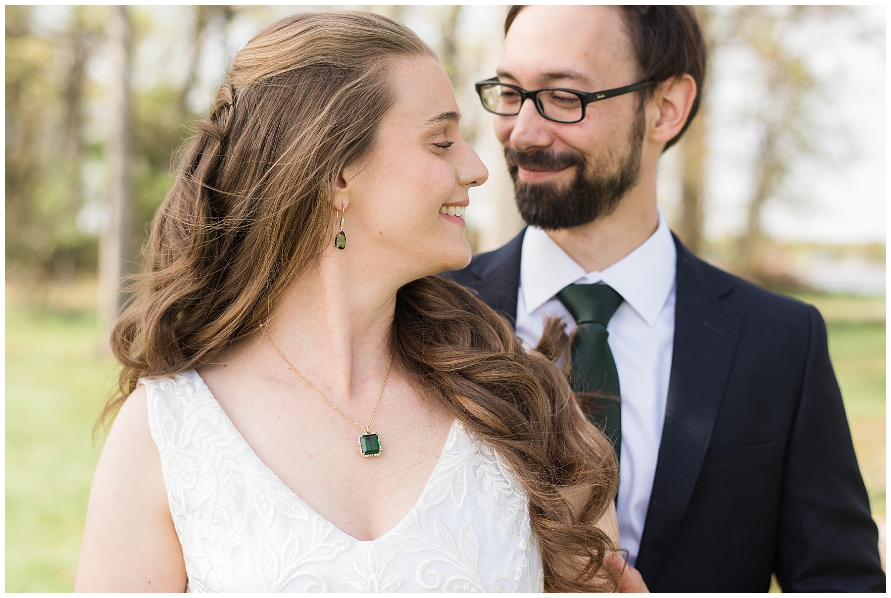 bride and groom portrait