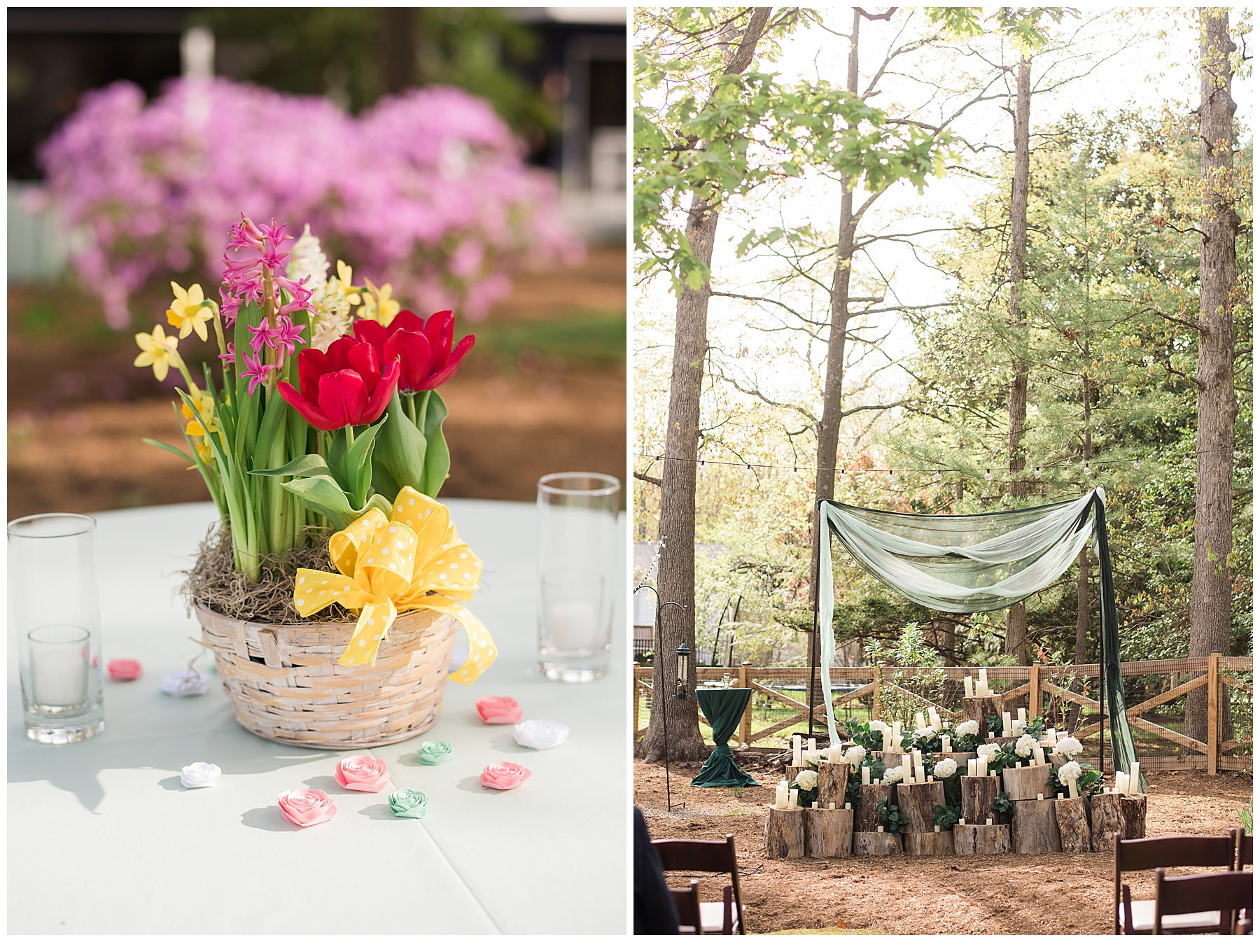 ceremony details backyard elopement