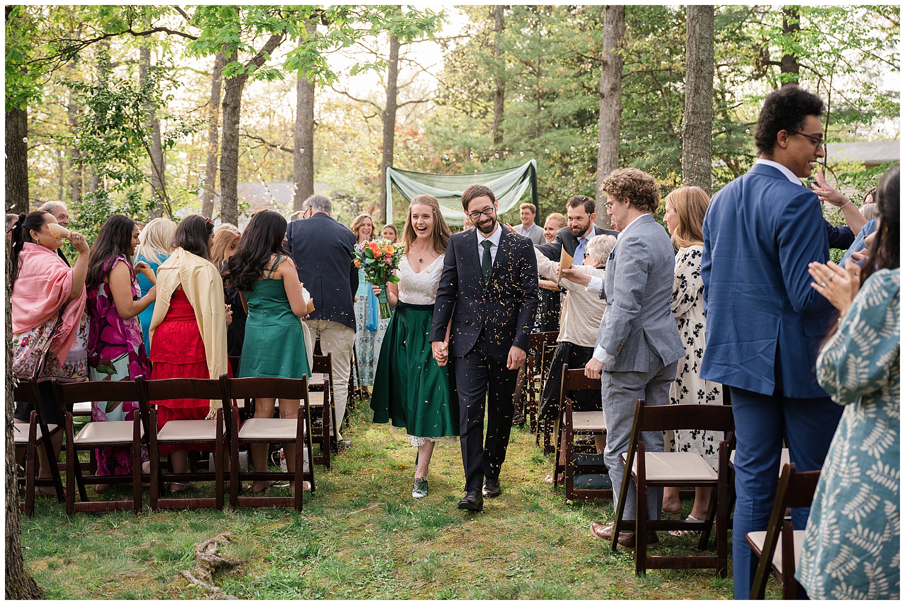 backyard elopement ceremony