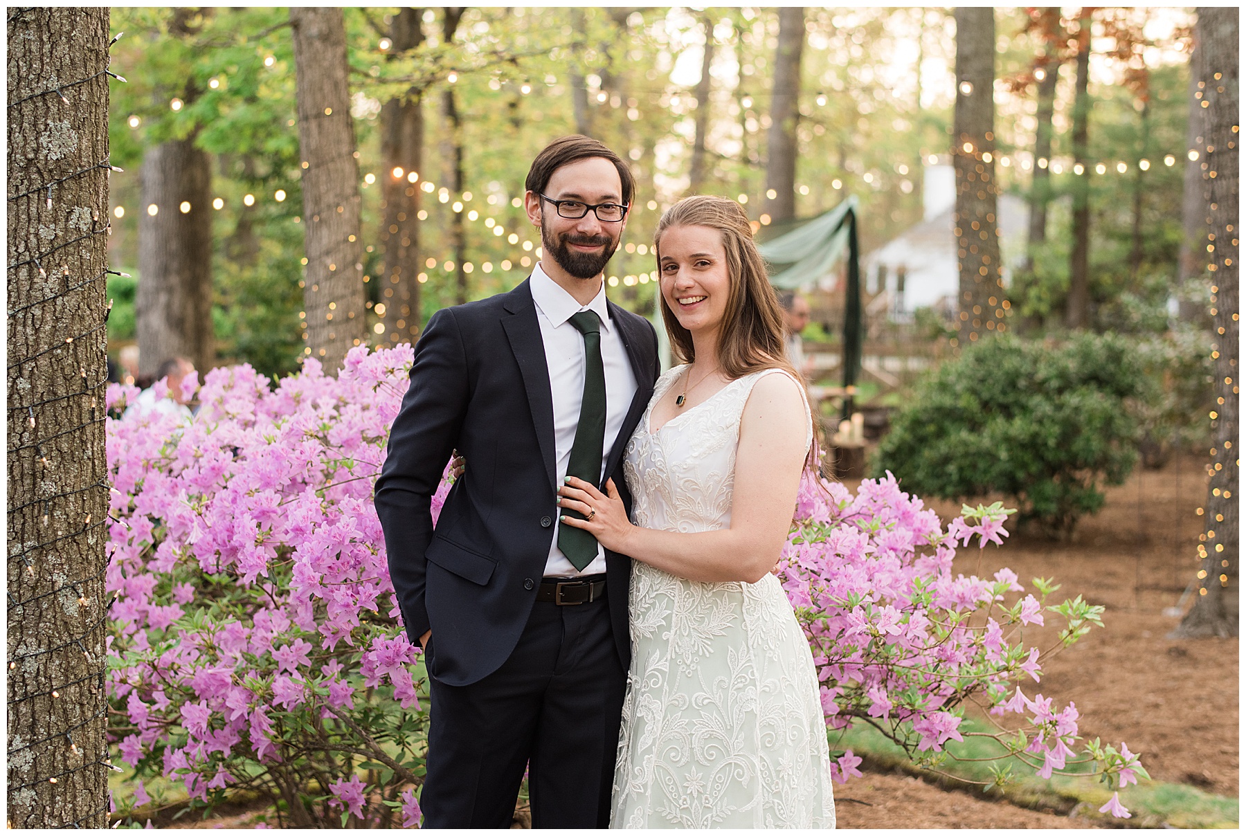 bride and groom portrait