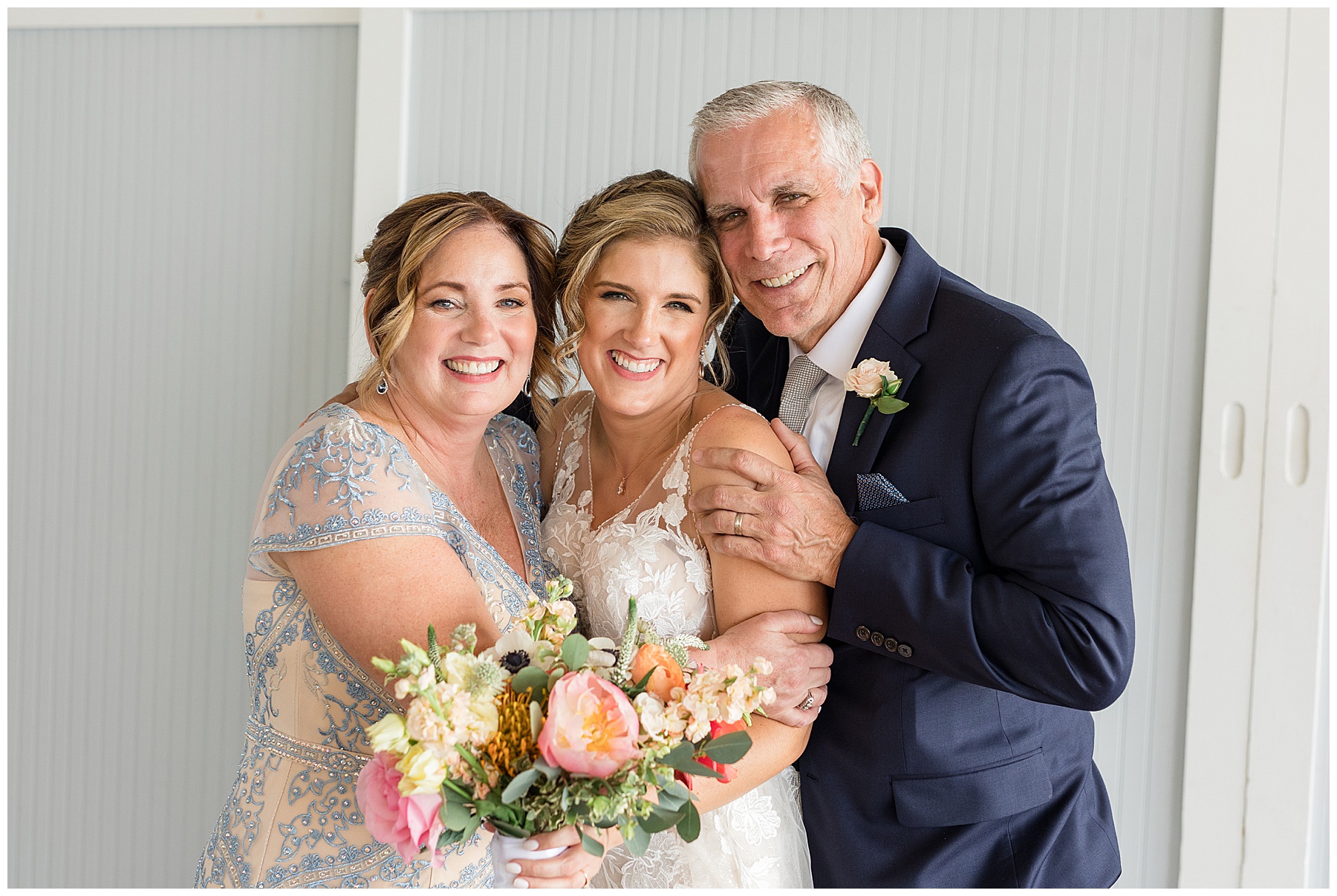 formal wedding family photo