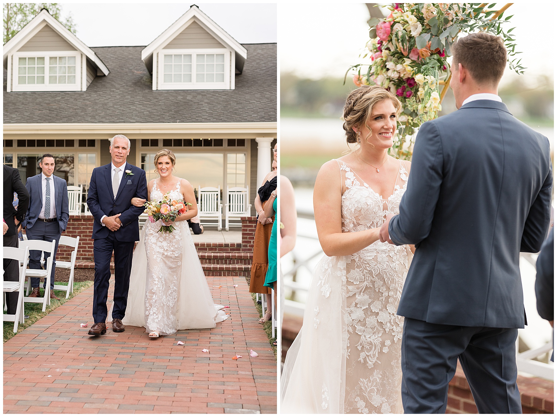 bride entering ceremony