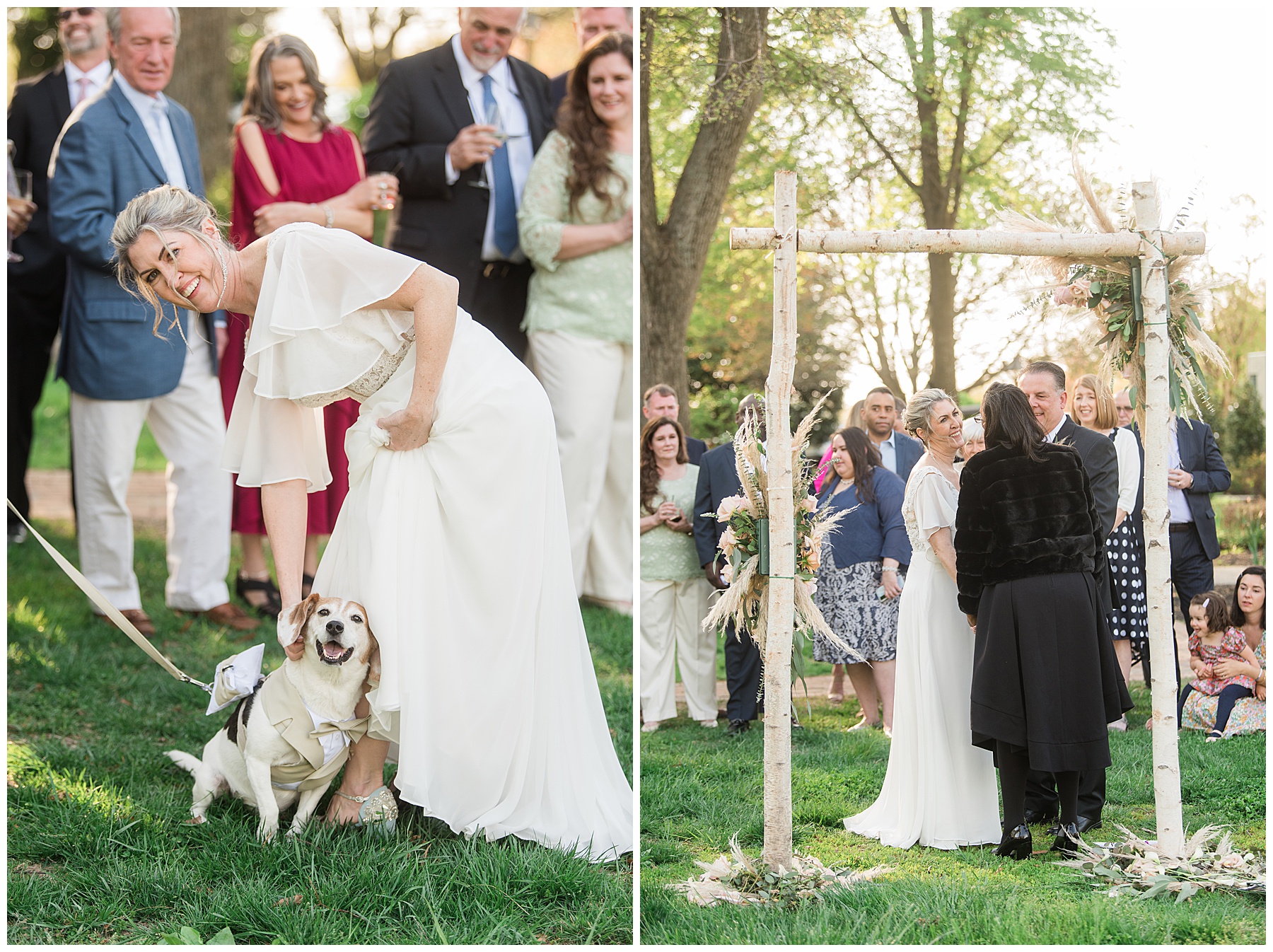 guests gather for ceremony